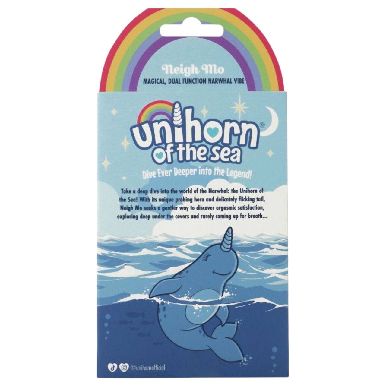 Unihorn Of The Sea - akkus narvál csiklóizgató (kék) Unihorn Of The Sea - akkus narvál csiklóizgató (kék)