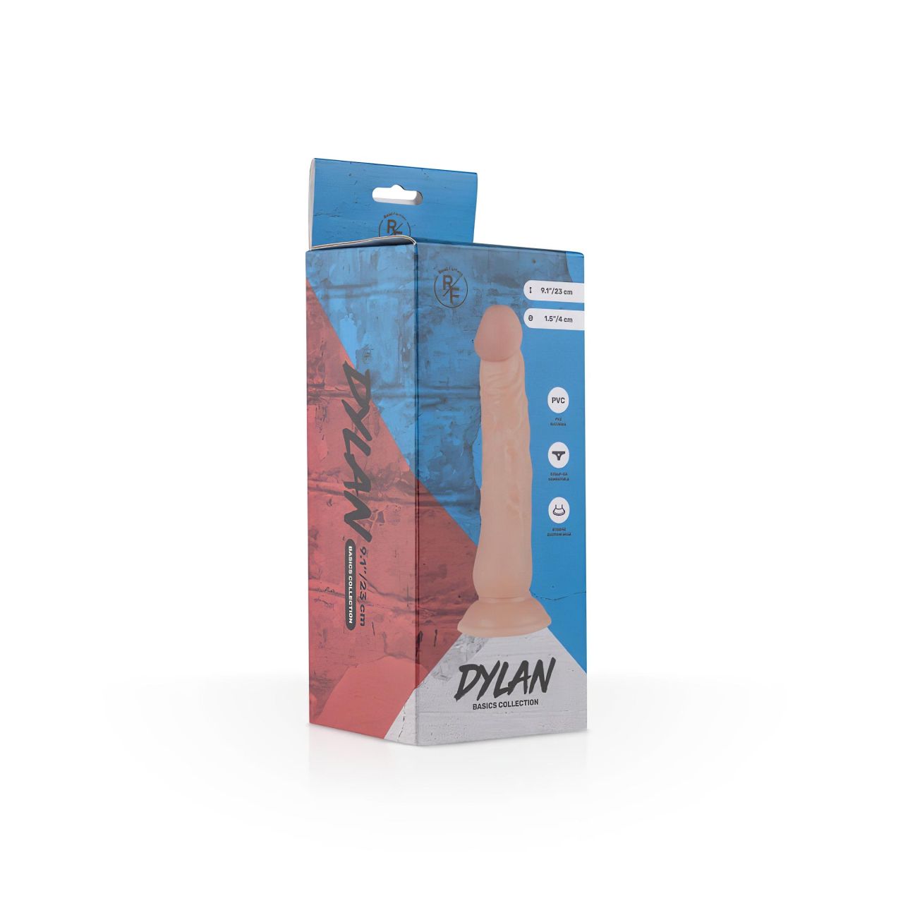 Real Fantasy Dylan - élethű dildó - 23cm (natúr) Real Fantasy Dylan - élethű dildó - 23cm (natúr)