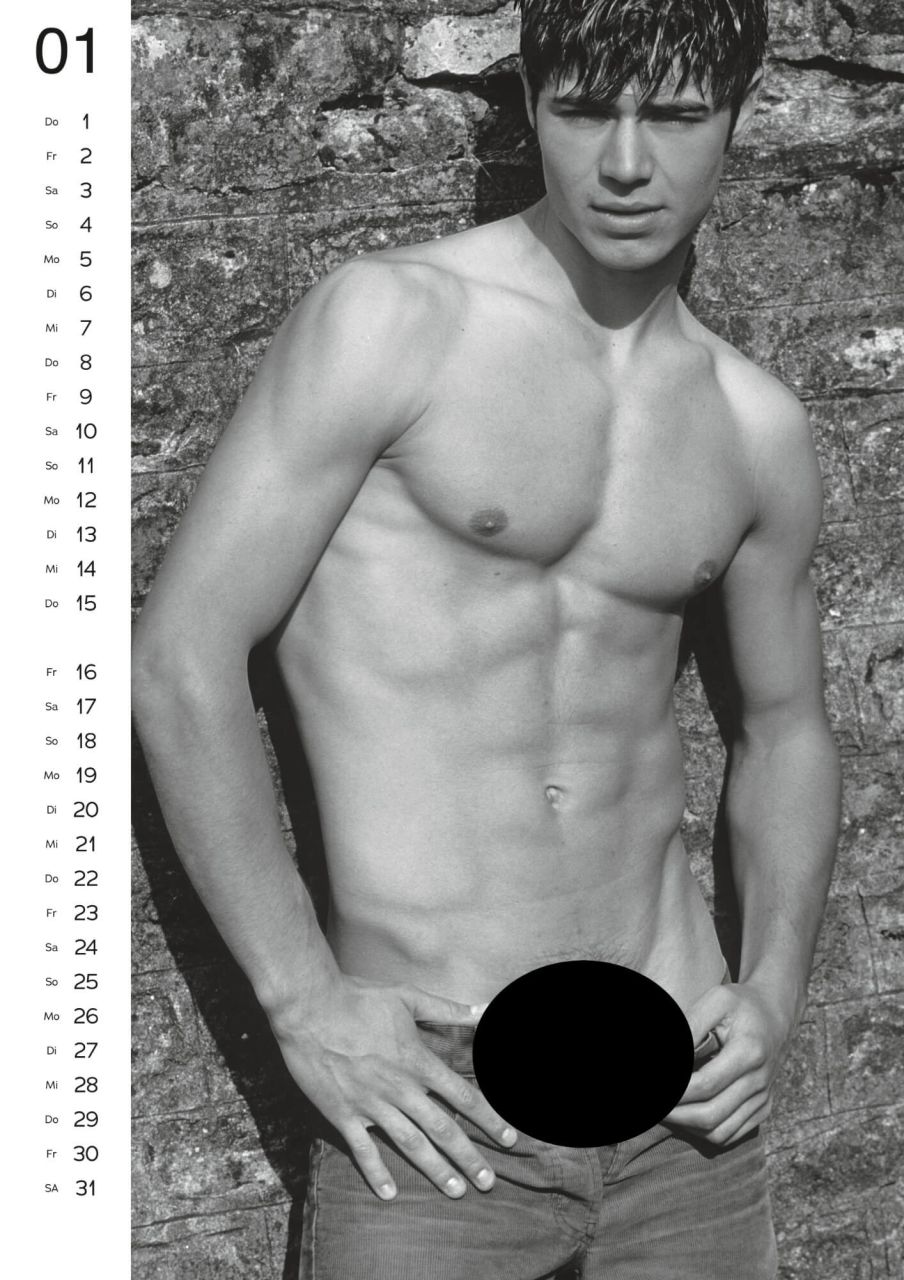 Akt férfi naptár - 2026 Akt férfi naptár - 2026