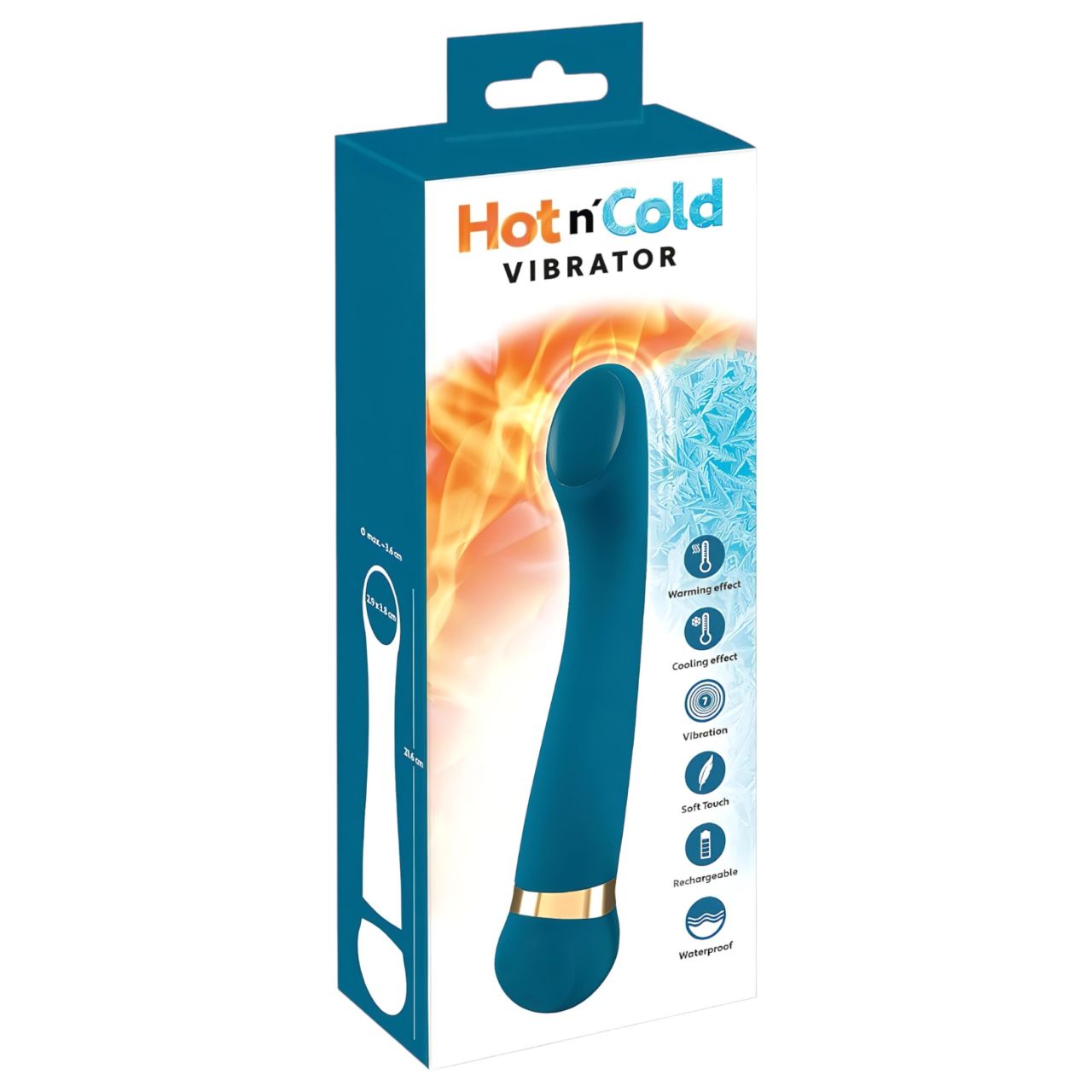 Hot 'n Cold - akkus G-pont vibrátor (türkiz) Hot 'n Cold - akkus G-pont vibrátor (türkiz)