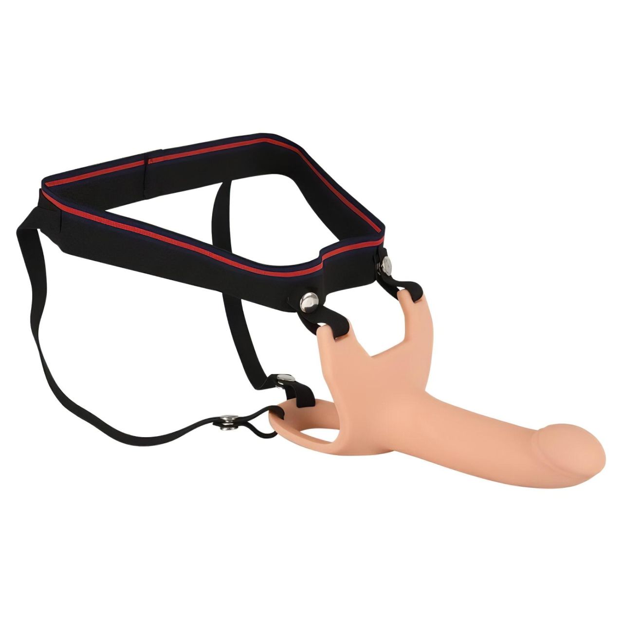 You2Toys - Strap-on M - felcsatolható, üreges dildó - natúr You2Toys - Strap-on M - felcsatolható, üreges dildó - natúr