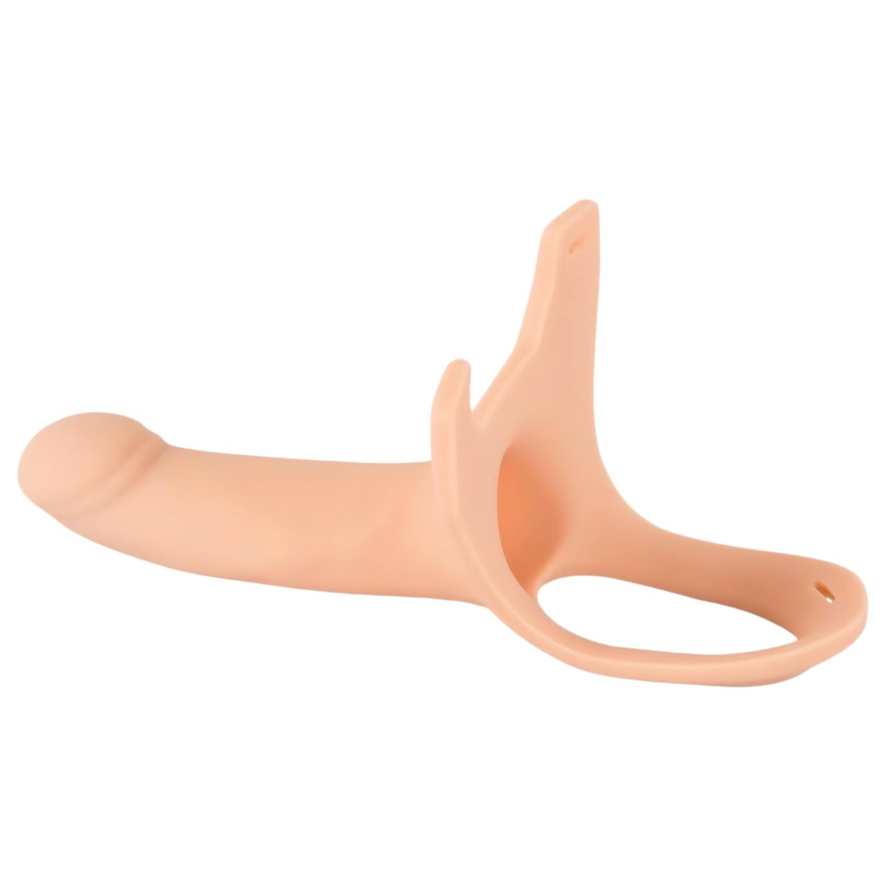 You2Toys - Strap-on M - felcsatolható, üreges dildó - natúr You2Toys - Strap-on M - felcsatolható, üreges dildó - natúr