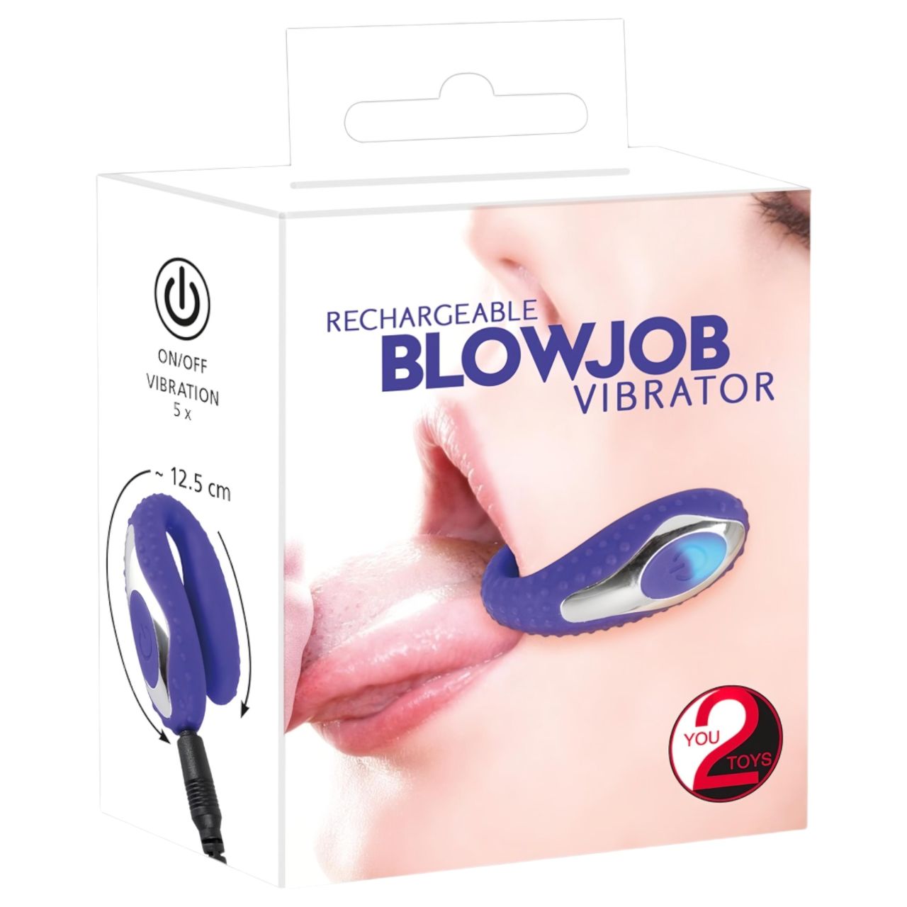 You2Toys - Blowjob - akkus, szilikon szájvibrátor (lila) You2Toys - Blowjob - akkus, szilikon szájvibrátor (lila)