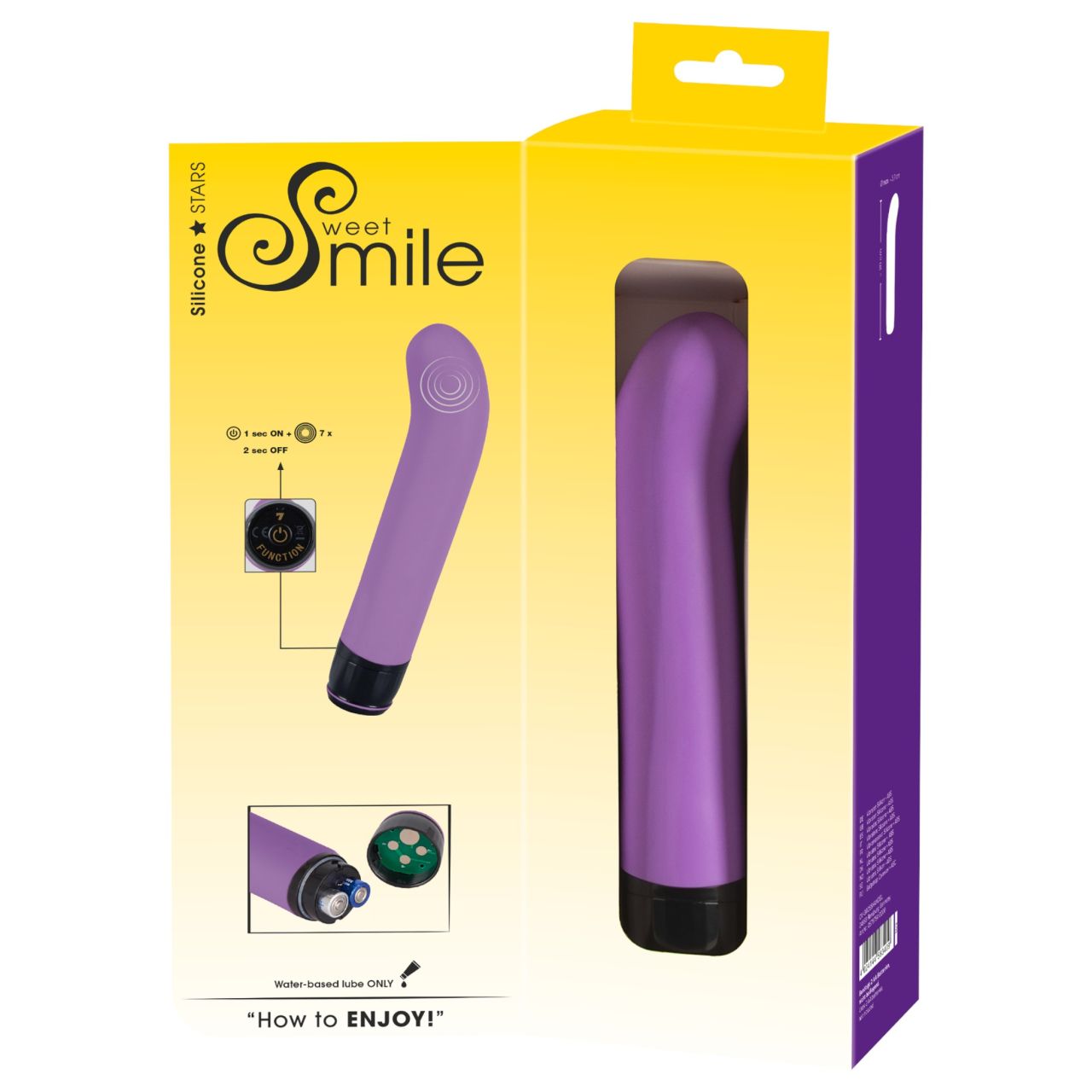 / SMILE Genius - G-pont vibrátor (lila)