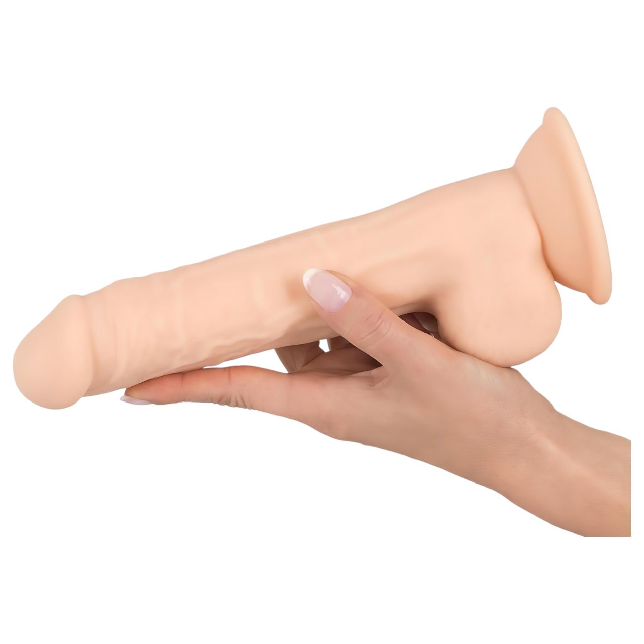 / Silexd 9,5 - tapadókorongos dildó - 24cm (natúr) / Silexd 9,5 - tapadókorongos dildó - 24cm (natúr)
