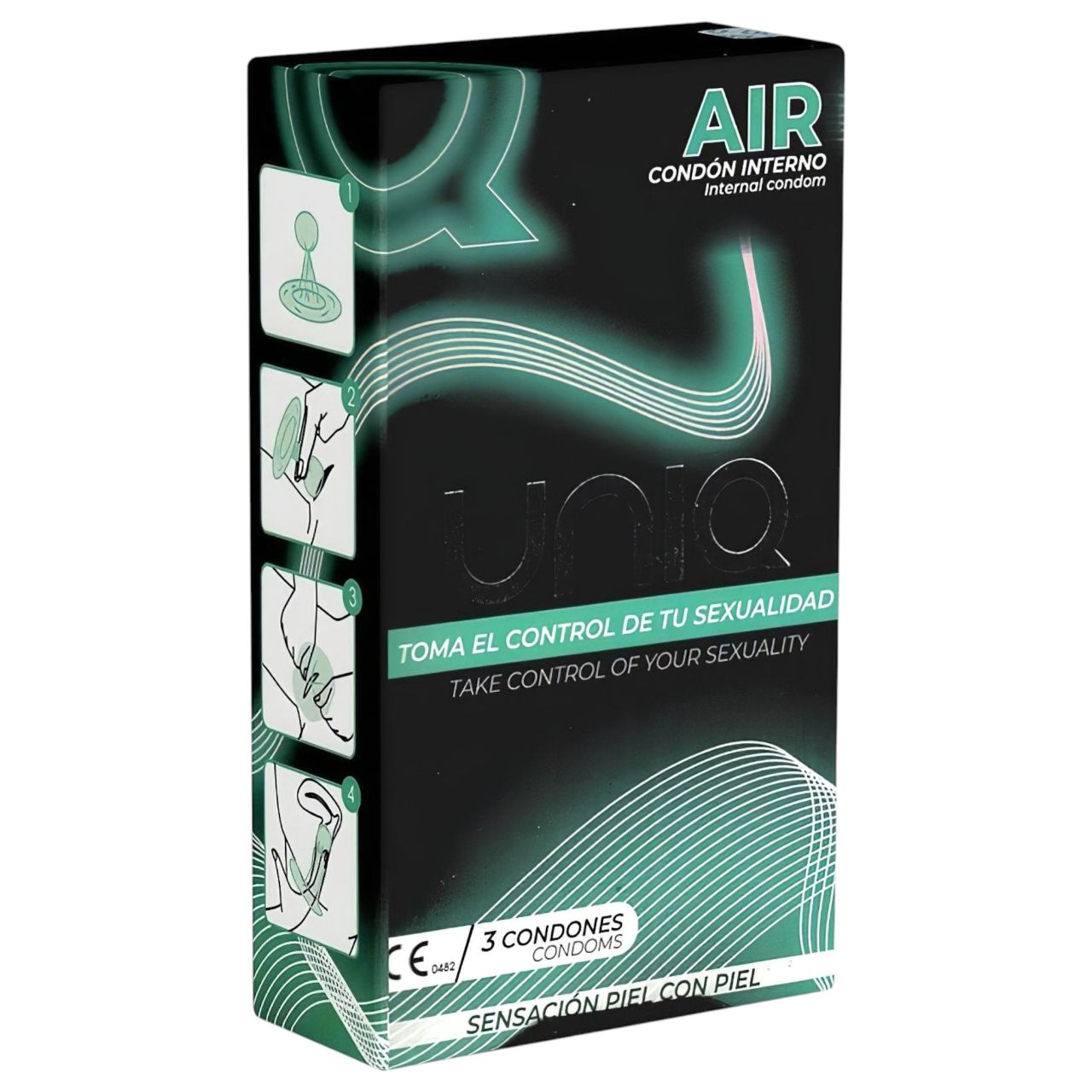 Uniq Air - vékony női óvszer (3db) Uniq Air - vékony női óvszer (3db)