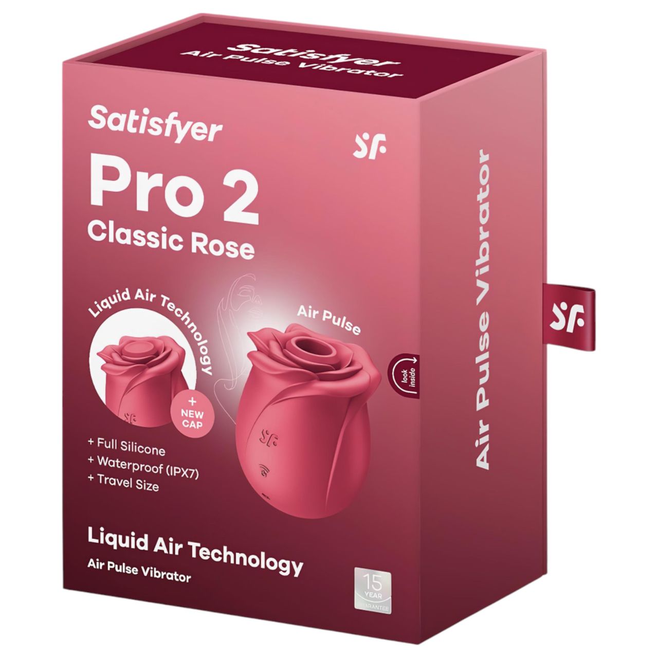 Satisfyer Pro 2 Rose Classic - léghullámos csiklóizgató (piros) Satisfyer Pro 2 Rose Classic - léghullámos csiklóizgató (piros)