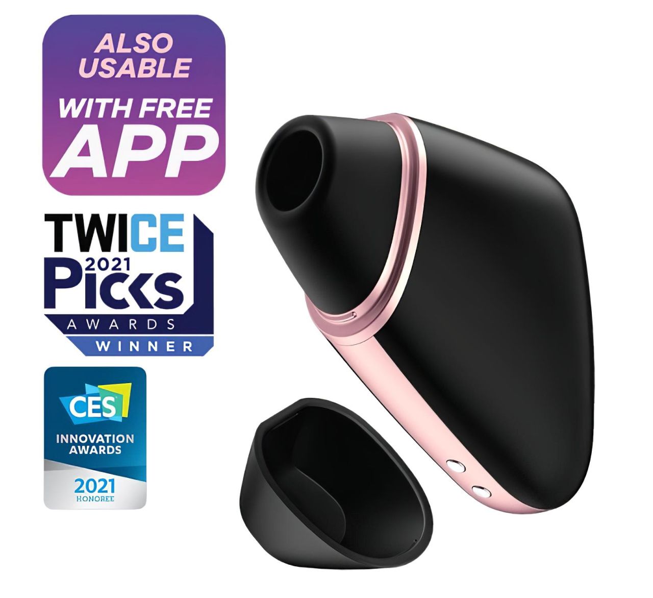 Satisfyer Love Triangle - okos léghullámos csiklóizgató (fekete) Satisfyer Love Triangle - okos léghullámos csiklóizgató (fekete)