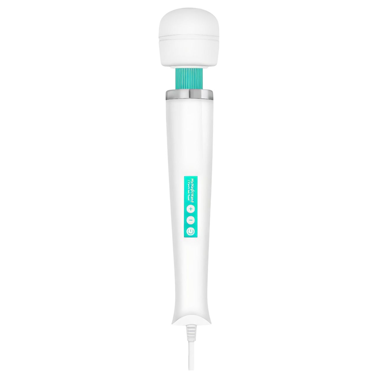 MyMagicWand - erős masszírozó vibrátor (fehér-türkiz) MyMagicWand - erős masszírozó vibrátor (fehér-türkiz)