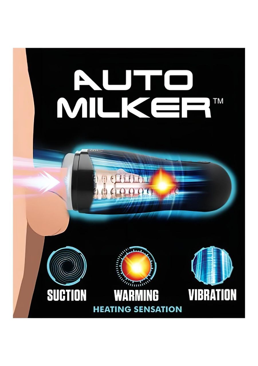 Lovebotz Auto Milker - vízálló szívó-rezgő maszturbátor (fekete) Lovebotz Auto Milker - vízálló szívó-rezgő maszturbátor (fekete)