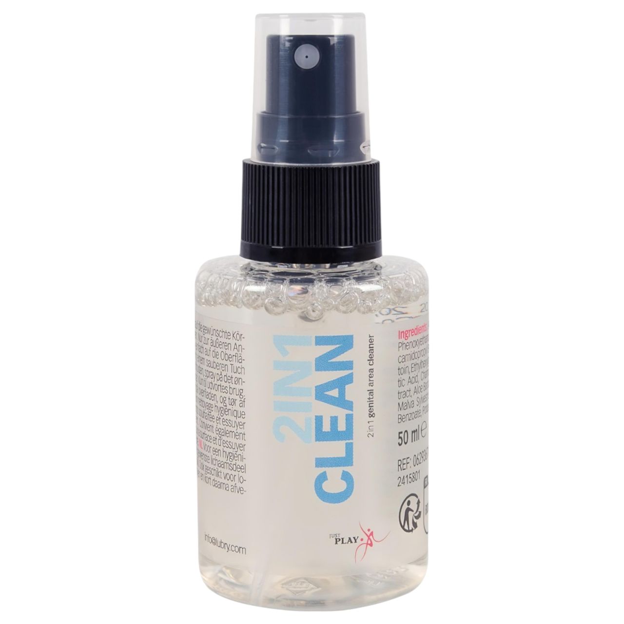 Just Play 2in1 Clean - fertőtlenítő spray (50ml) Just Play 2in1 Clean - fertőtlenítő spray (50ml)