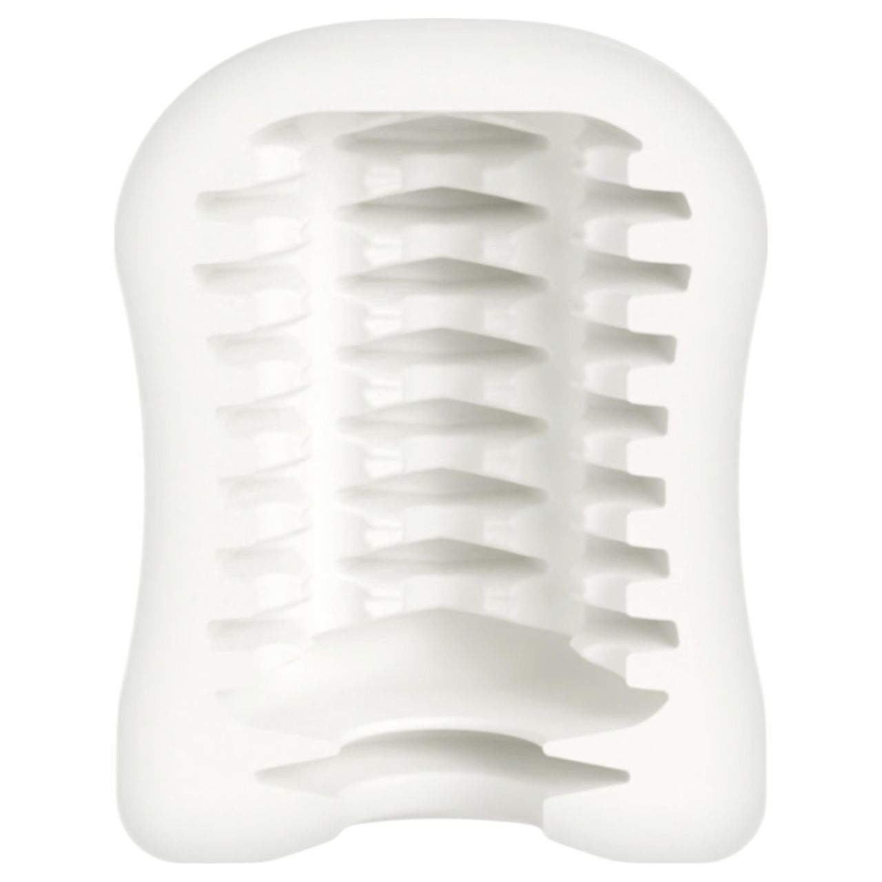 Mystim MasturbaTIN Ribbed Rita - lamellás maszturbátor (fehér) Mystim MasturbaTIN Ribbed Rita - lamellás maszturbátor (fehér)