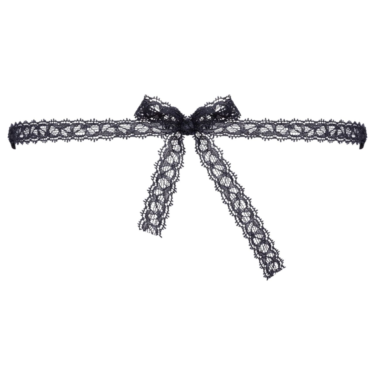 Cottelli - díszes, hímzett csipke maszk (fekete) Cottelli - díszes, hímzett csipke maszk (fekete)