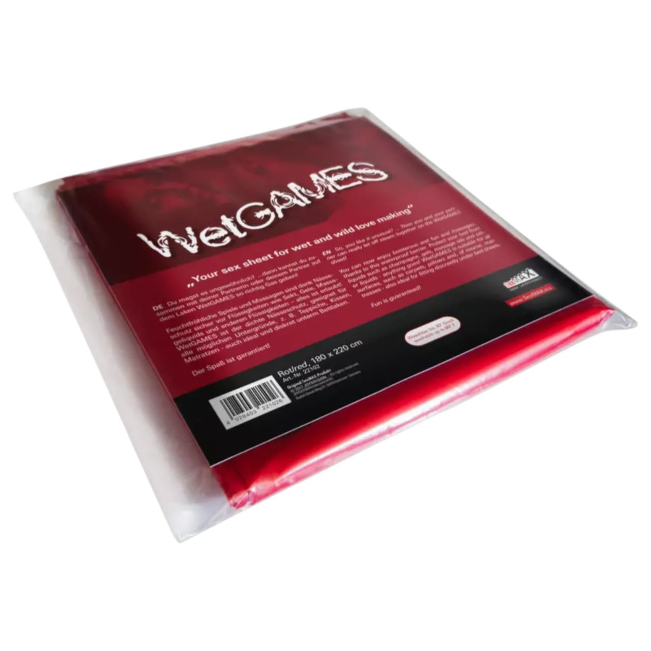 Joydivision WetGames - vízálló szexlepedő - 180x220 (piros) Joydivision WetGames - vízálló szexlepedő - 180x220 (piros)
