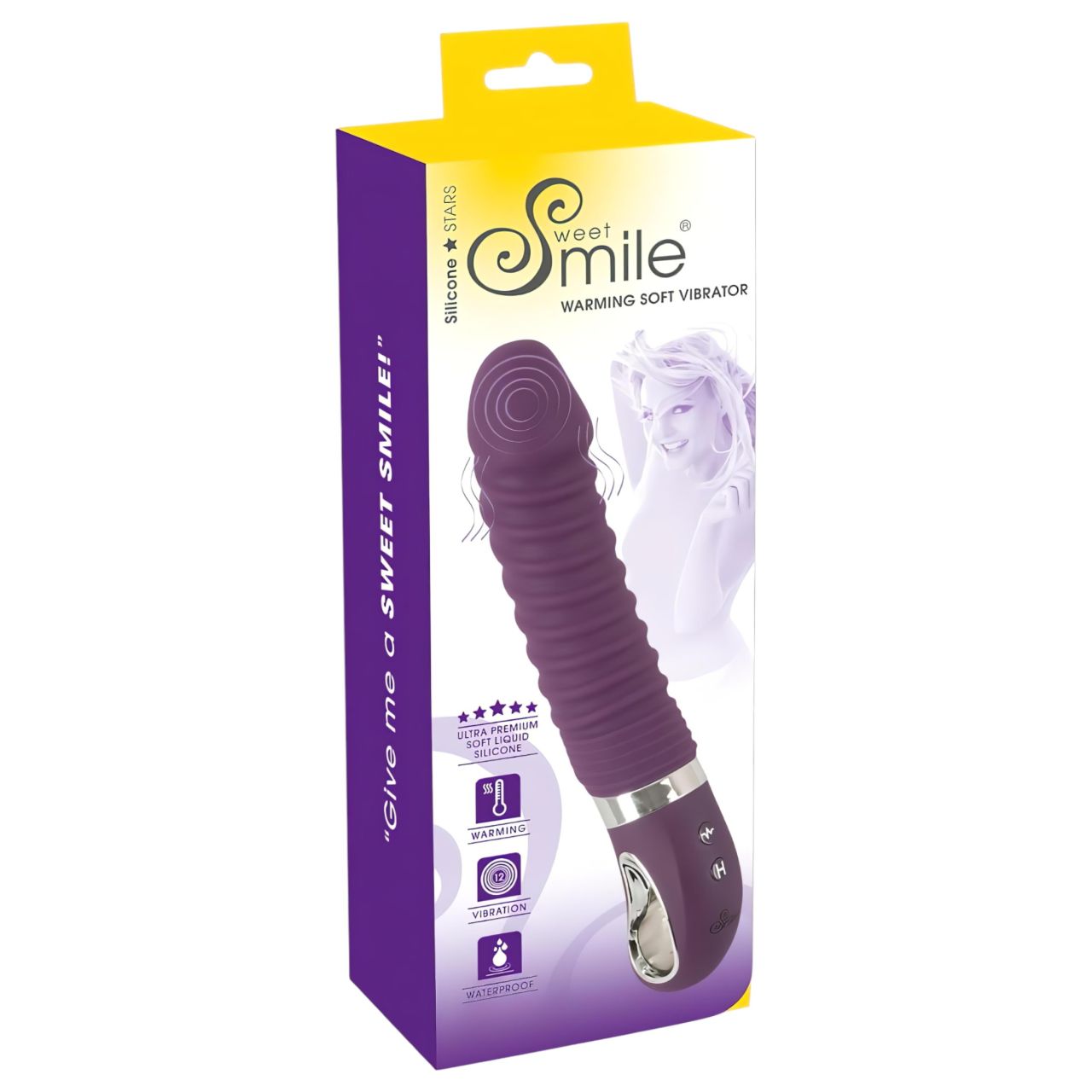 SMILE Soft - akkus, melegítő vibrátor (lila) SMILE Soft - akkus, melegítő vibrátor (lila)