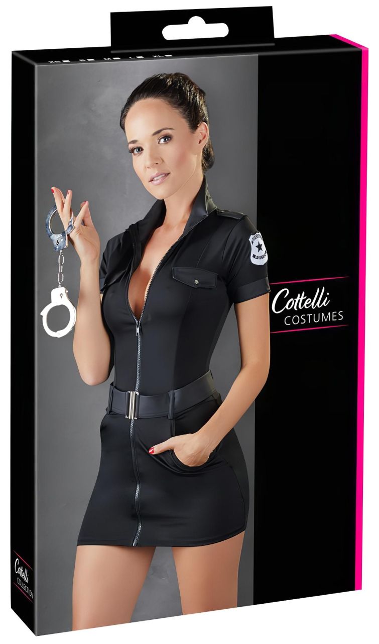 Cottelli Police - rendőrnő jelmez ruha (fekete) Cottelli Police - rendőrnő jelmez ruha (fekete)