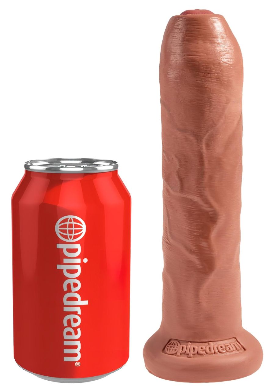 King Cock 7 - élethű dildó (18cm) - sötét natúr King Cock 7 - élethű dildó (18cm) - sötét natúr