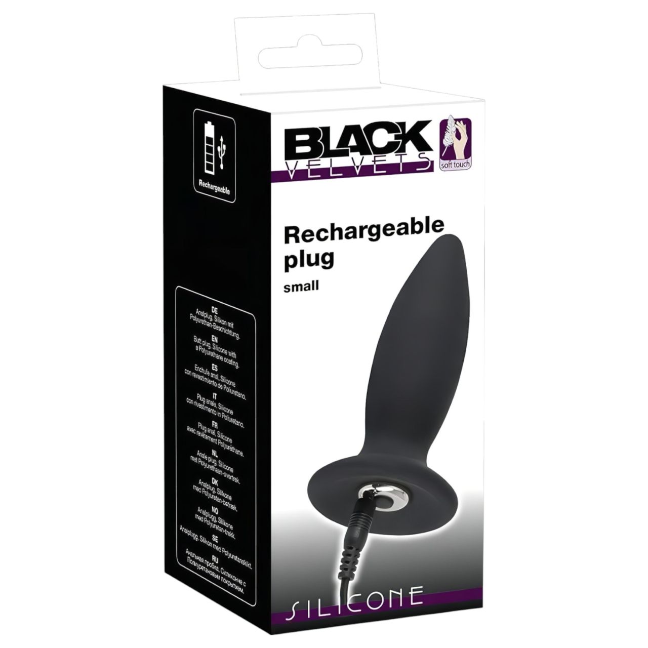 Black Velvet S - akkus, kezdő anál vibrátor - kicsi (fekete) Black Velvet S - akkus, kezdő anál vibrátor - kicsi (fekete)