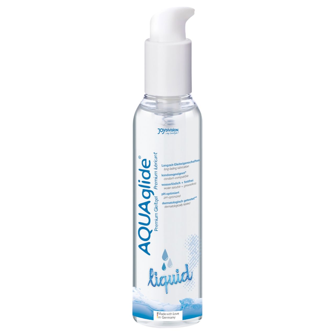 AQUAglide liquid - kímélő vízbázisú síkosító (250ml) AQUAglide liquid - kímélő vízbázisú síkosító (250ml)