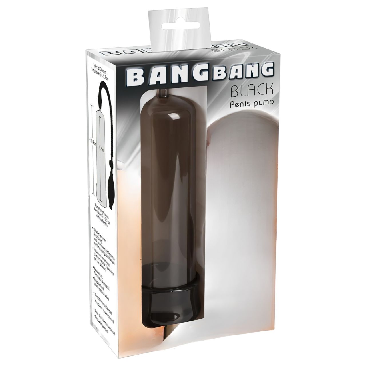 Bang Bang péniszpumpa - fekete Bang Bang péniszpumpa - fekete