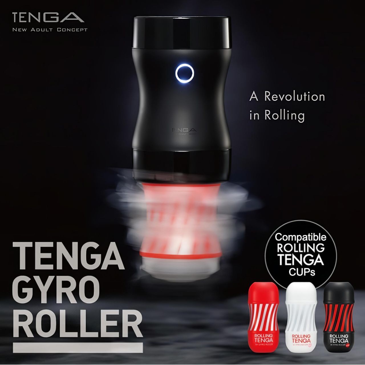 TENGA Rolling Gentle - kézi maszturbátor TENGA Rolling Gentle - kézi maszturbátor