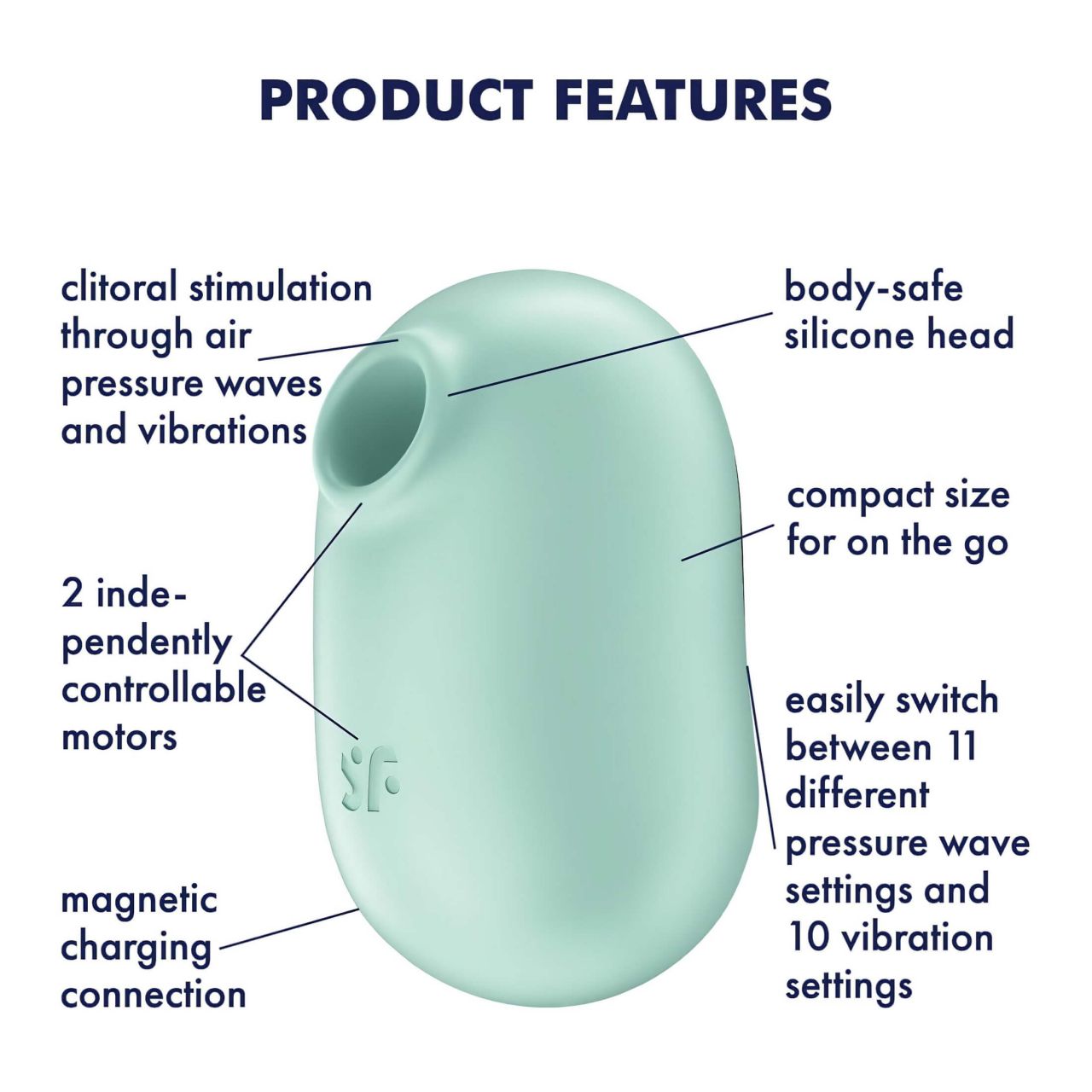 Satisfyer Pro To Go 2 - akkus, léghullámos csiklóizgató (menta) Satisfyer Pro To Go 2 - akkus, léghullámos csiklóizgató (menta)