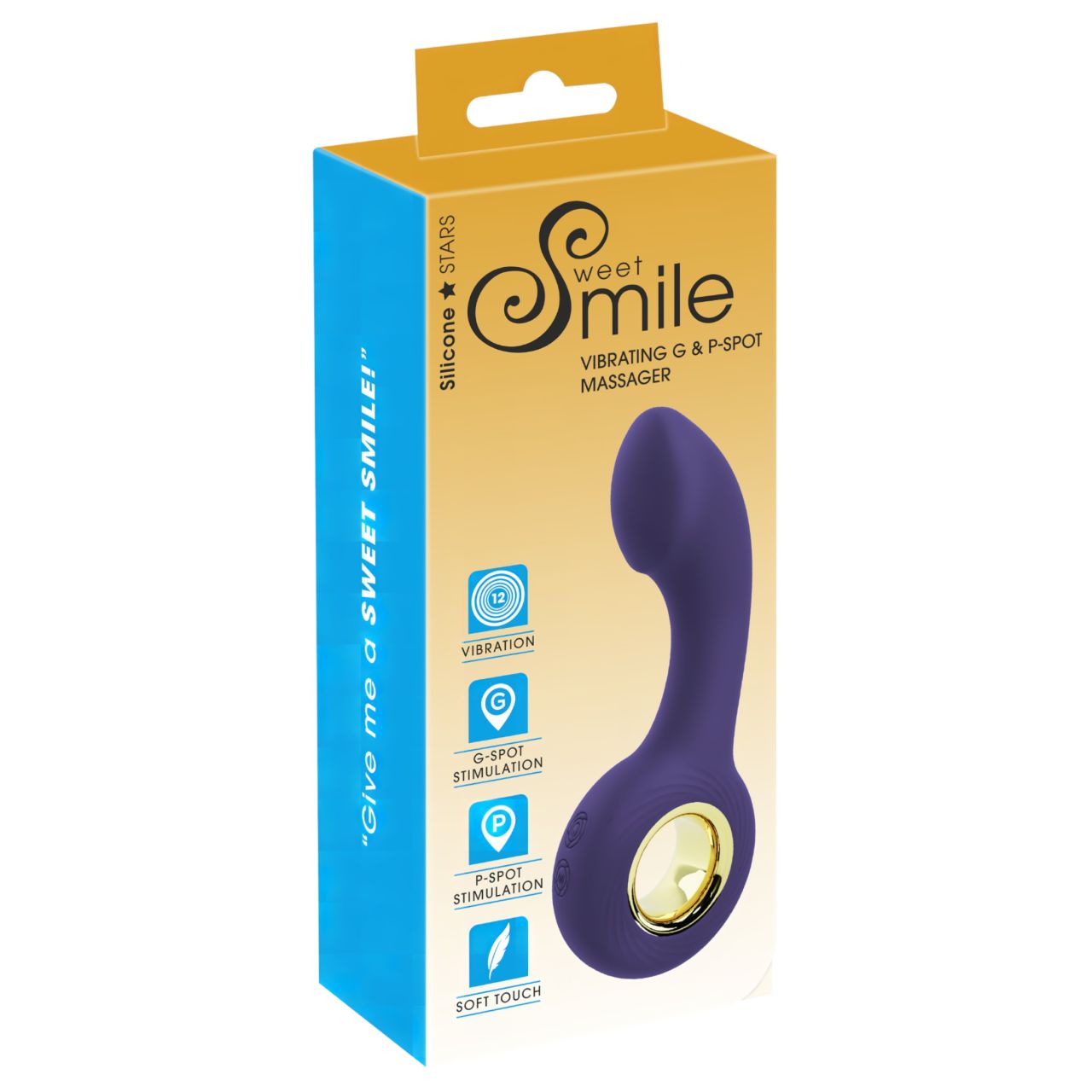SMILE - akkus G- és P-pont vibrátor (lila) SMILE - akkus G- és P-pont vibrátor (lila)