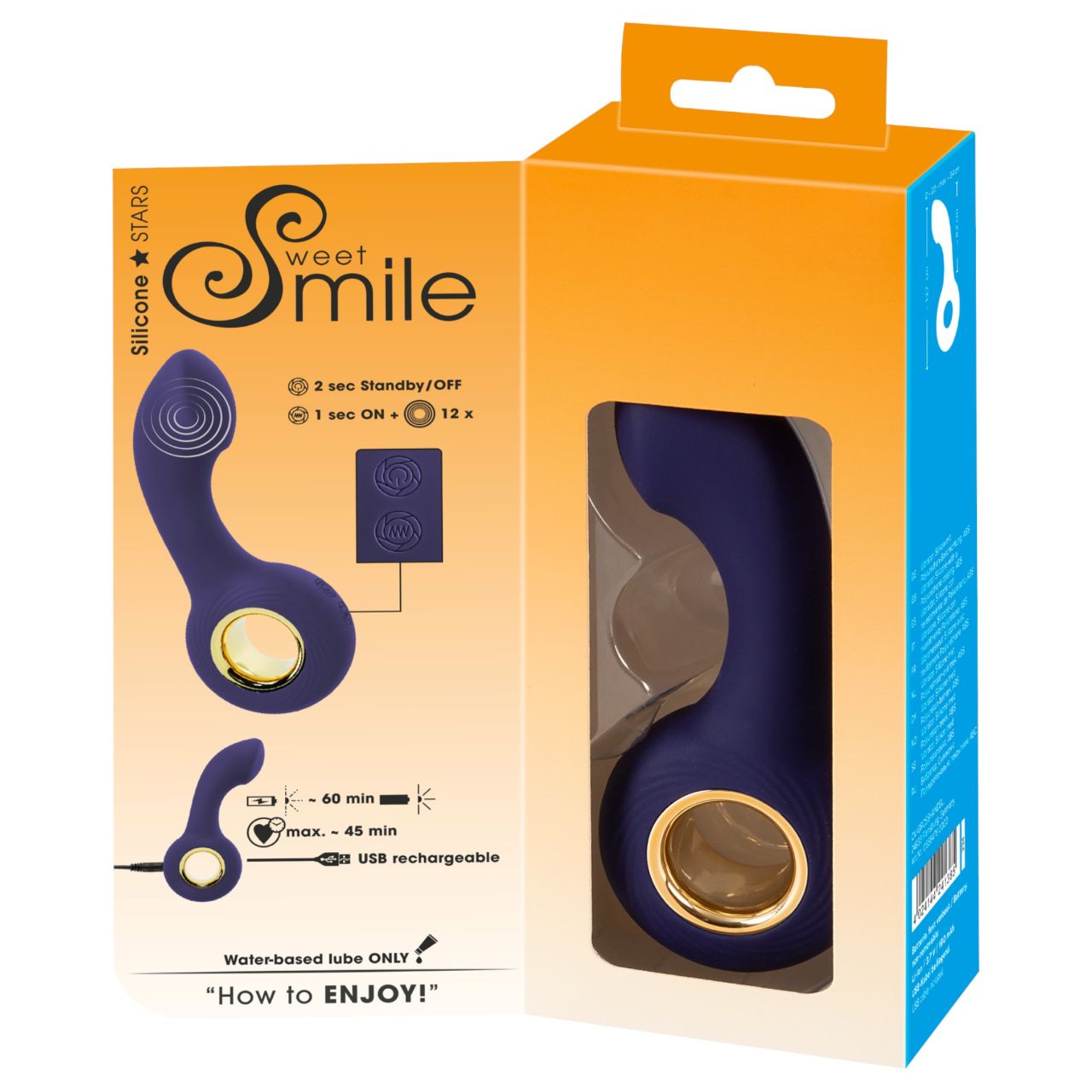 SMILE - akkus G- és P-pont vibrátor (lila) SMILE - akkus G- és P-pont vibrátor (lila)