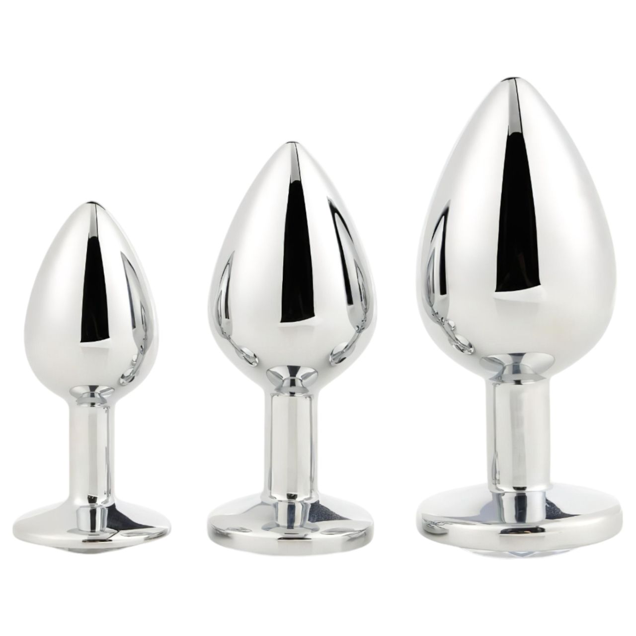 Gleaming Love - anál plug szett - ezüst (3 részes) Gleaming Love - anál plug szett - ezüst (3 részes)