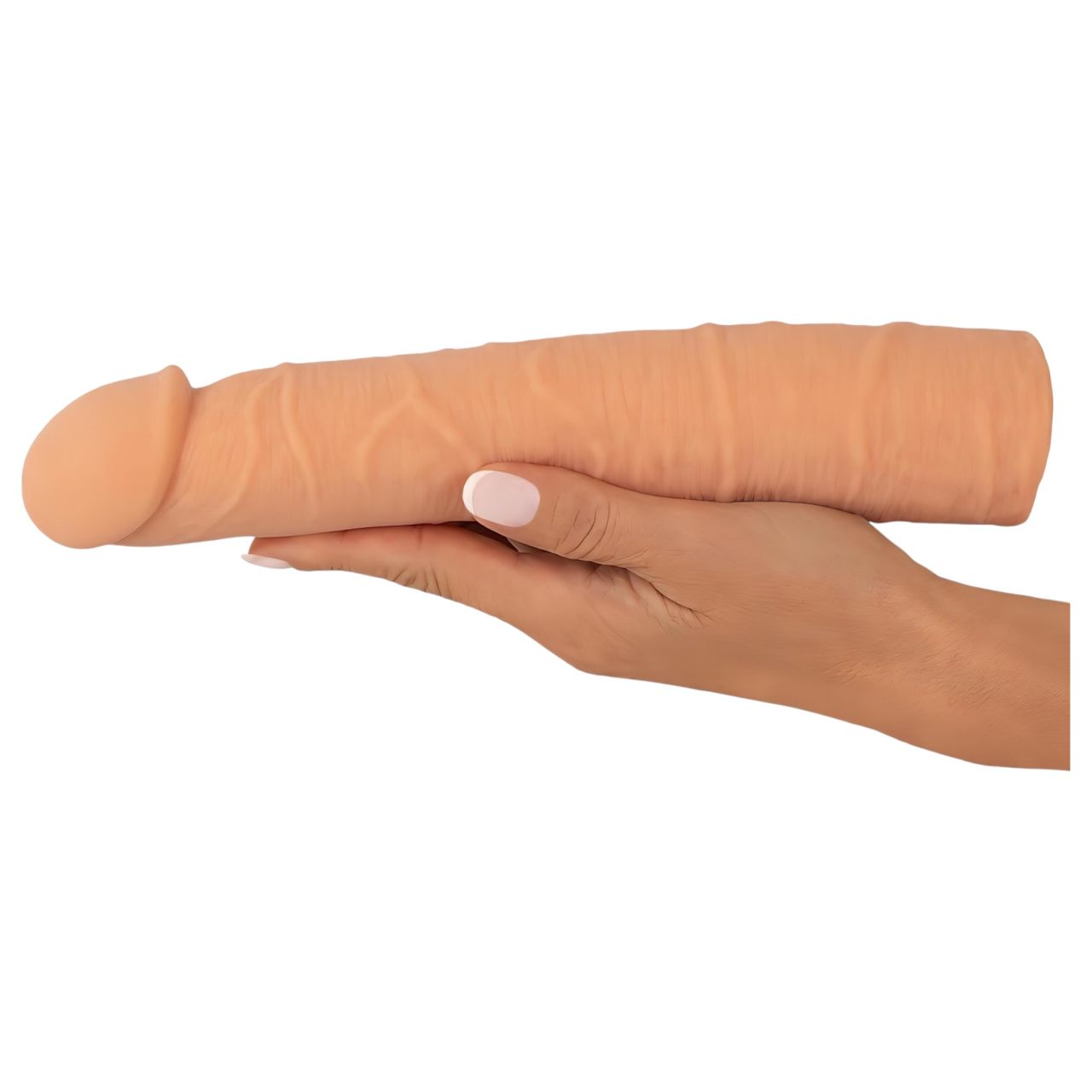 Nature Skin - hosszabbító, vastagító péniszköpeny (24cm) Nature Skin - hosszabbító, vastagító péniszköpeny (24cm)