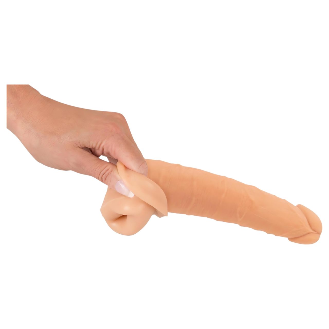 Nature Skin - hosszabbító, vastagító péniszköpeny (24cm) Nature Skin - hosszabbító, vastagító péniszköpeny (24cm)