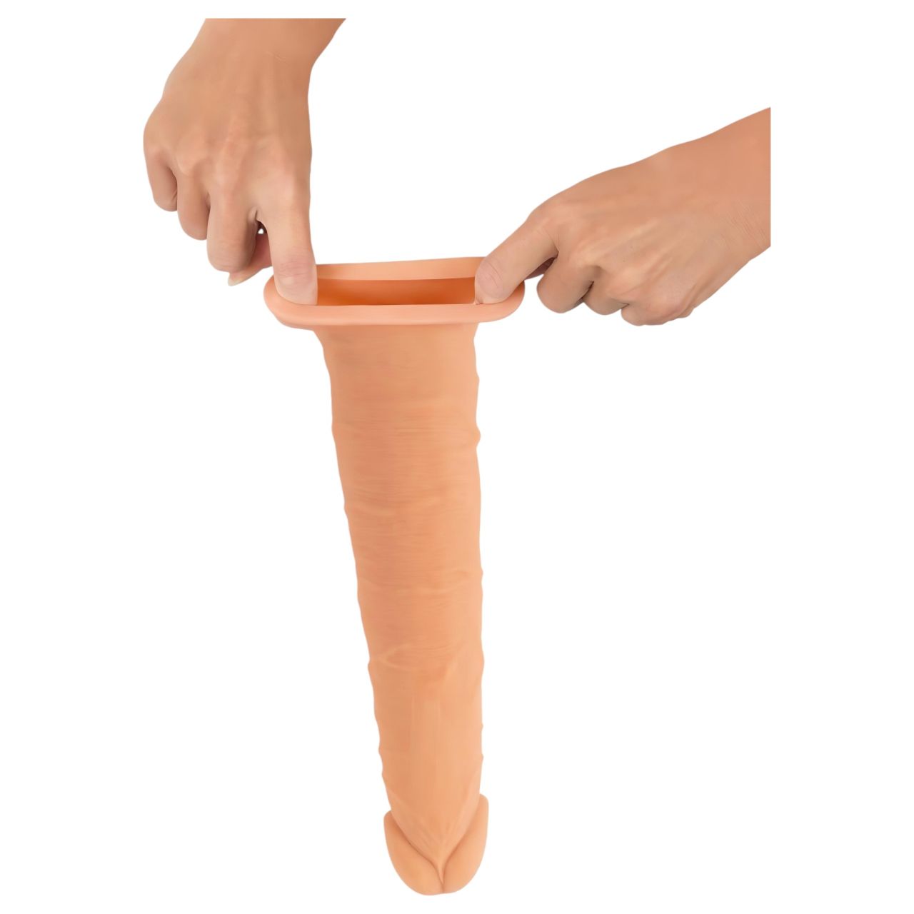 Nature Skin - hosszabbító, vastagító péniszköpeny (24cm) Nature Skin - hosszabbító, vastagító péniszköpeny (24cm)