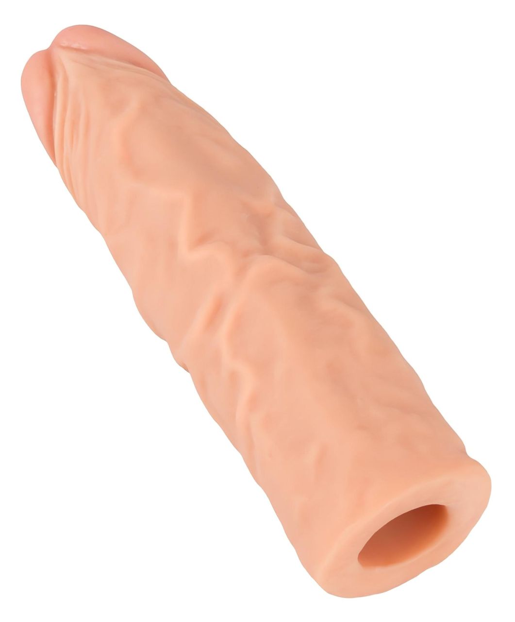 Nature Skin - hosszabbító, vastagító péniszköpeny (19,5cm) Nature Skin - hosszabbító, vastagító péniszköpeny (19,5cm)
