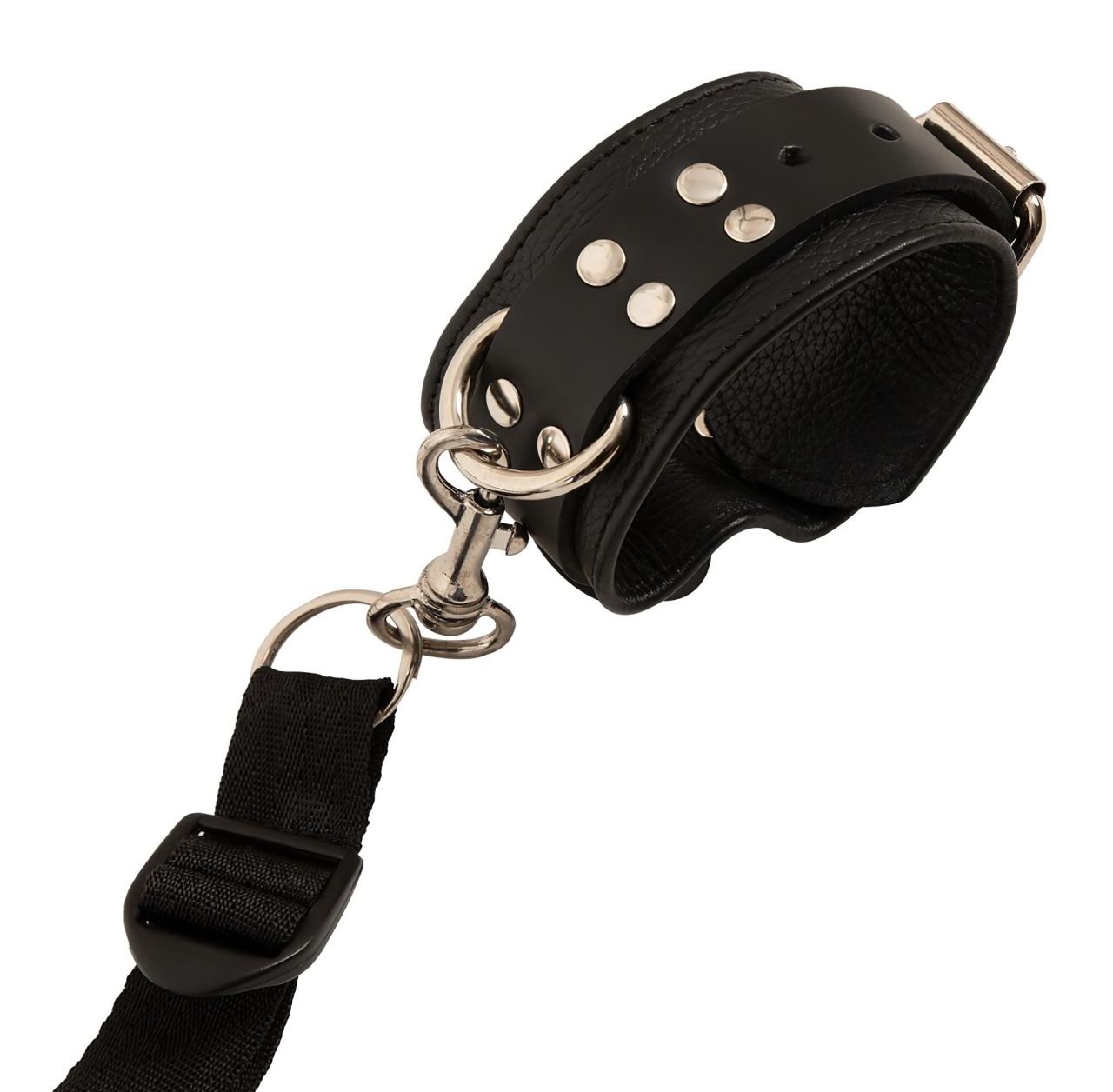 ZADO - bőr ágyhoz kötöző szett (fekete) ZADO - bőr ágyhoz kötöző szett (fekete)