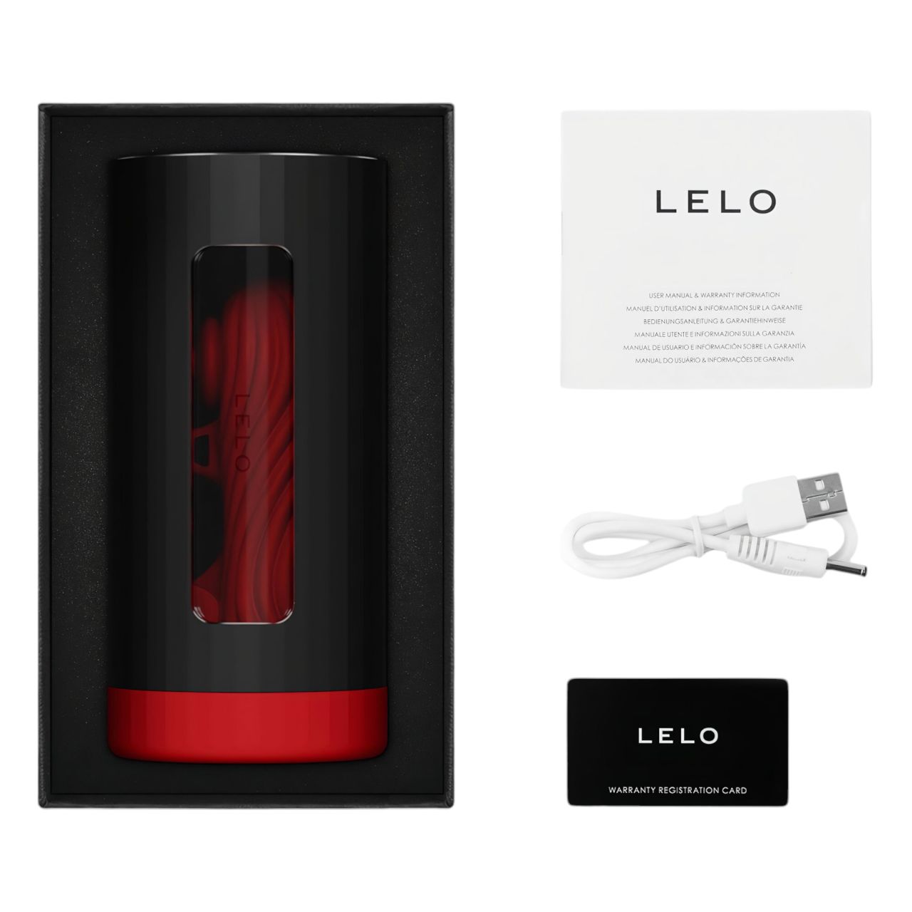 LELO F1s V3 XL - interaktív maszturbátor (piros) LELO F1s V3 XL - interaktív maszturbátor (piros)