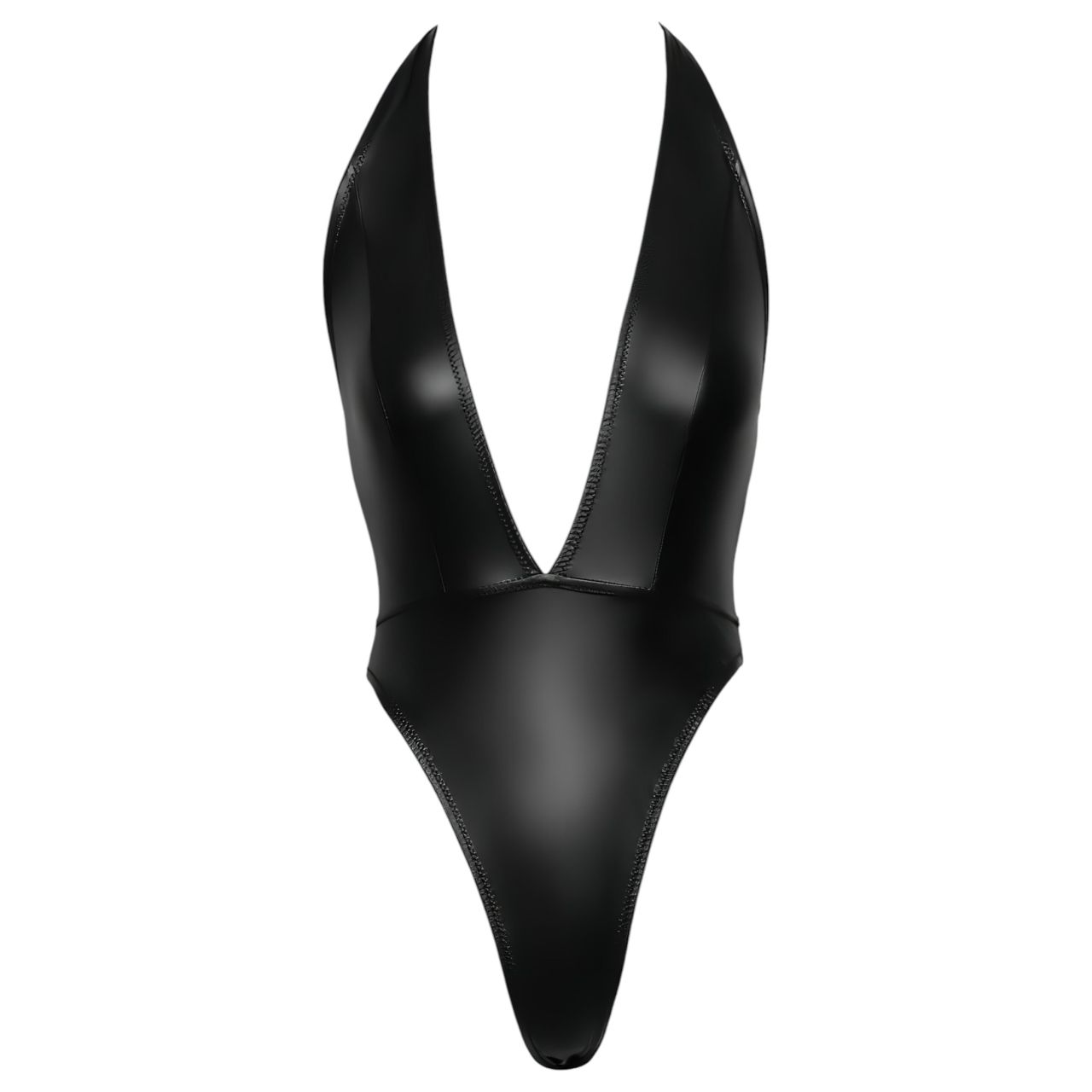 / Cottelli Party - fényes, nyakpántos body (fekete) / Cottelli Party - fényes, nyakpántos body (fekete)