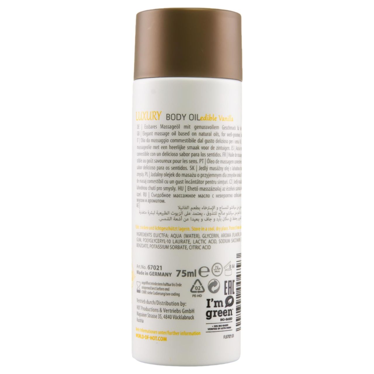 Shiatsu Luxury - ehető masszázsolaj - vanília (75ml) Shiatsu Luxury - ehető masszázsolaj - vanília (75ml)