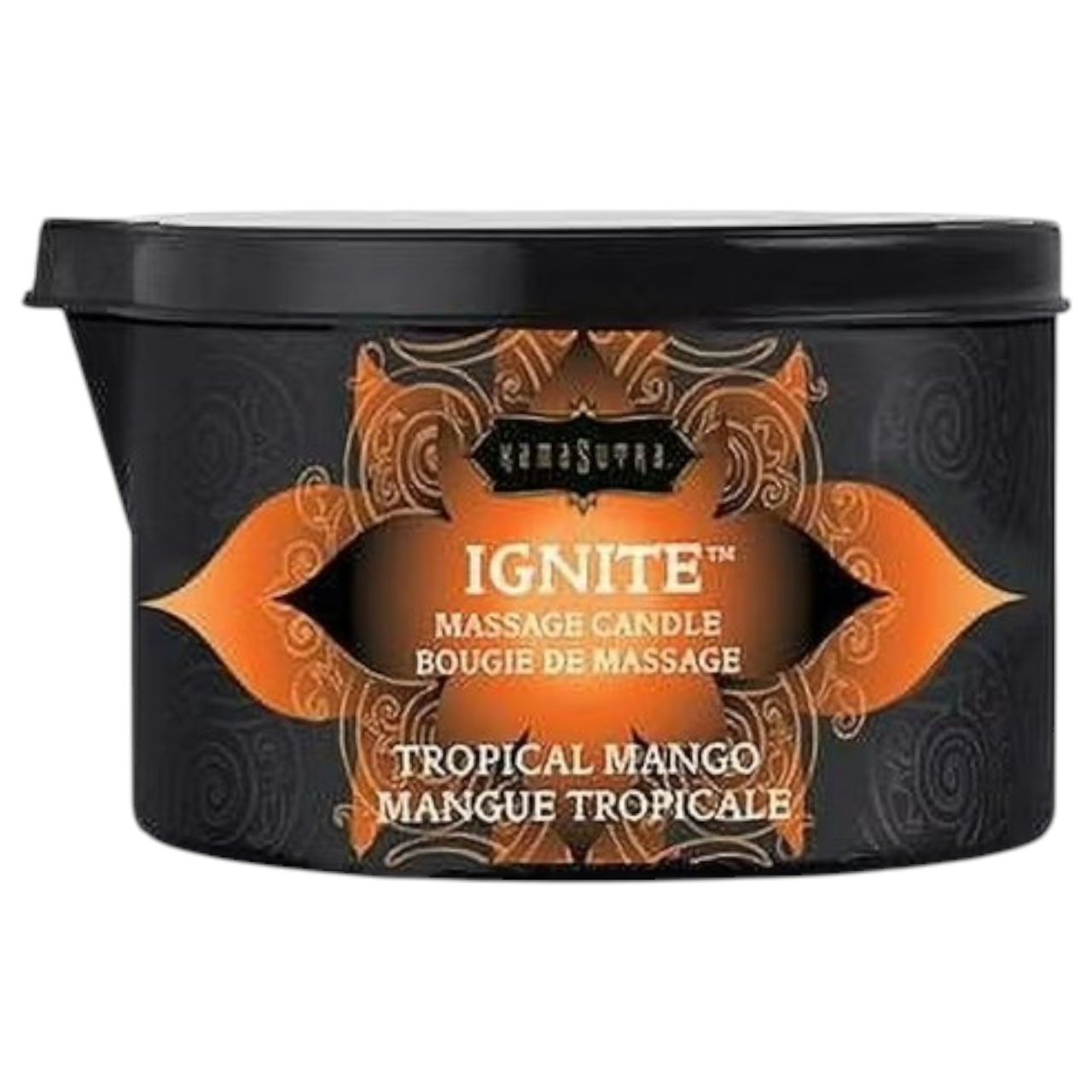Kama Sutra - vegán masszázsgyertya - édes mangó (170g) Kama Sutra - vegán masszázsgyertya - édes mangó (170g)