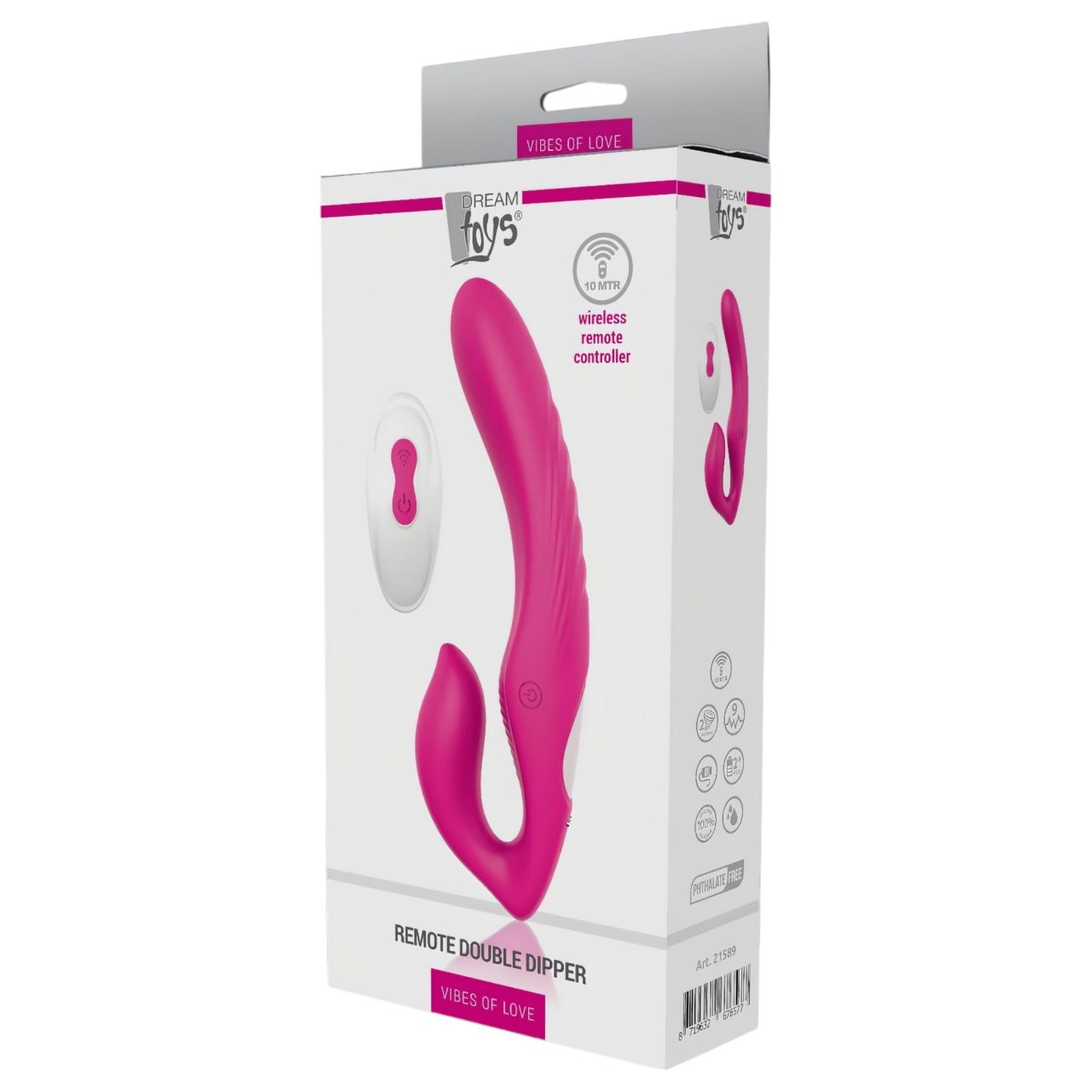 Vibes of Love Dipper - rádiós csiklókaros vibrátor (pink) Vibes of Love Dipper - rádiós csiklókaros vibrátor (pink)