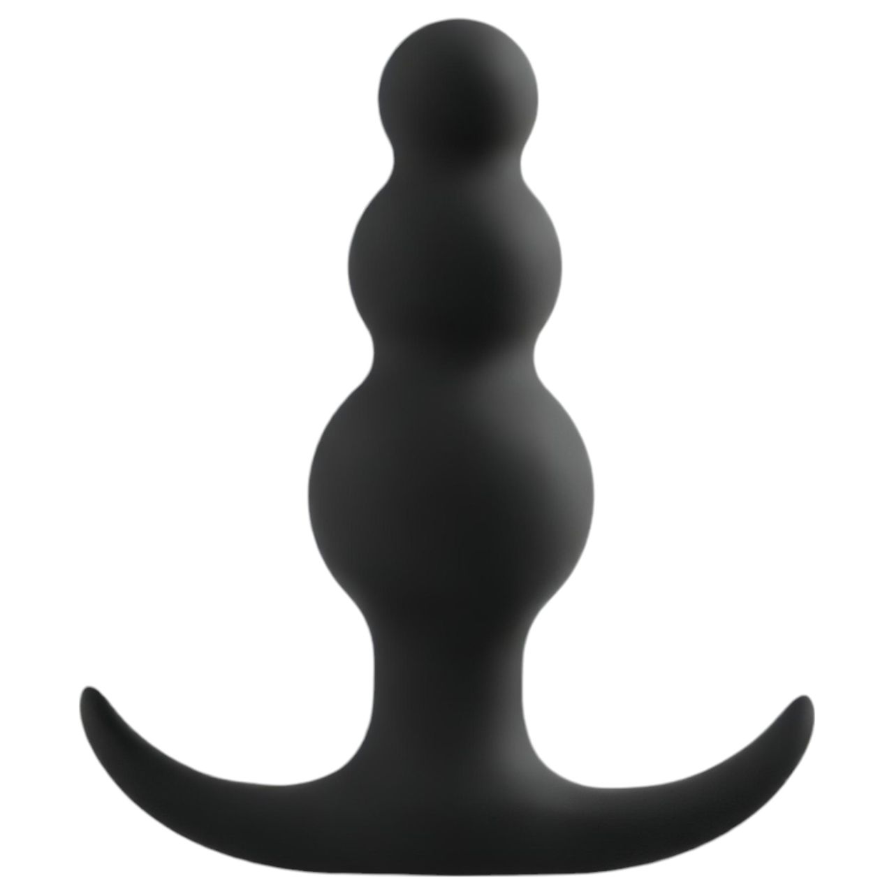 Anal Adventures Platinum - gyöngyös anál plug (fekete) Anal Adventures Platinum - gyöngyös anál plug (fekete)