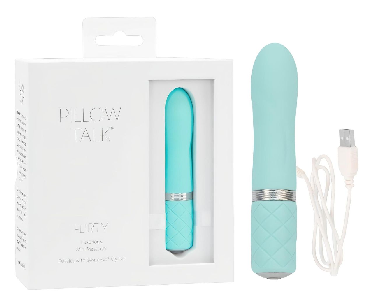 Pillow Talk Flirty - akkus rúd vibrátor (türkiz) Pillow Talk Flirty - akkus rúd vibrátor (türkiz)