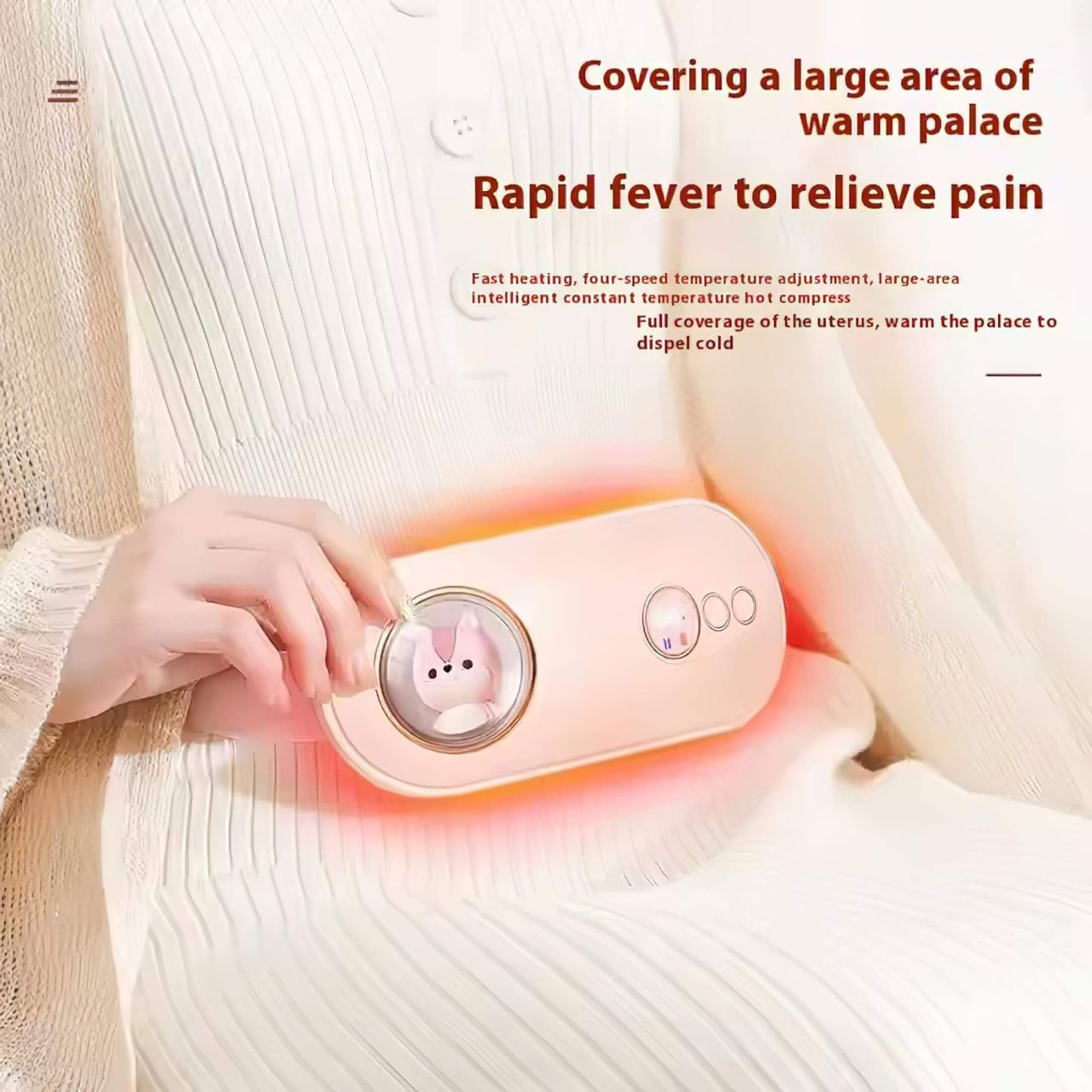 EMS - Állatos menstruációs masszírozó öv (fehér) EMS - Állatos menstruációs masszírozó öv (fehér)