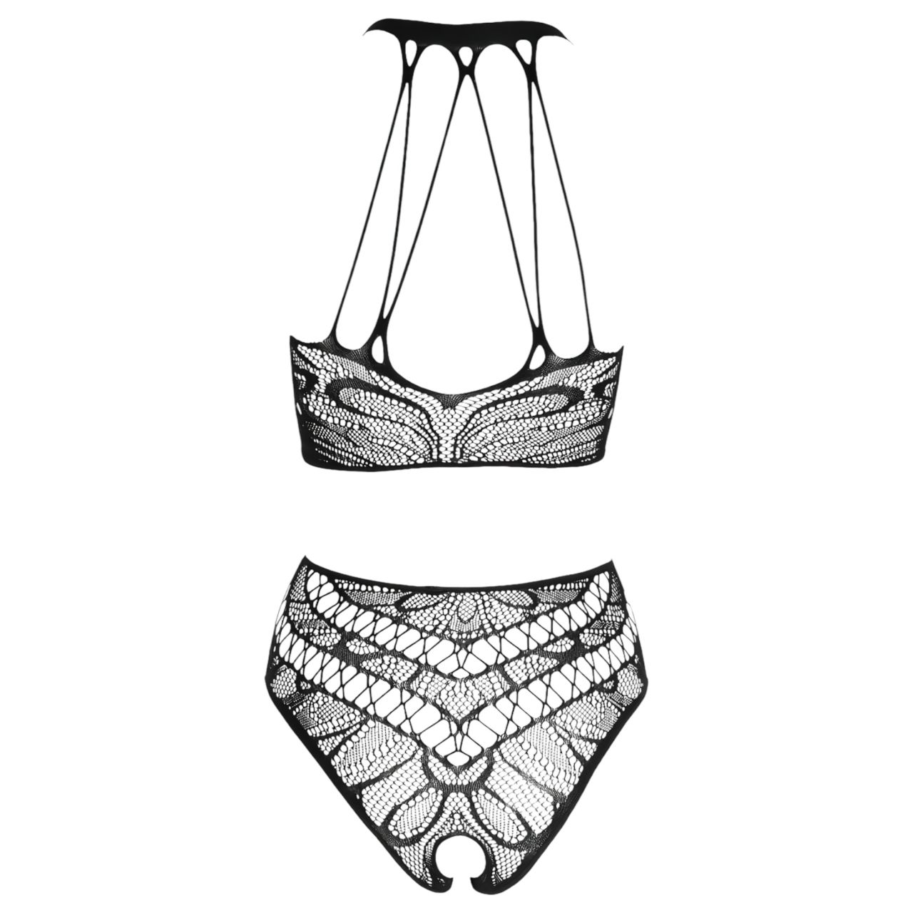 / NO:XQSE - két részes necc ruha - fekete (S-L) / NO:XQSE - két részes necc ruha - fekete (S-L)