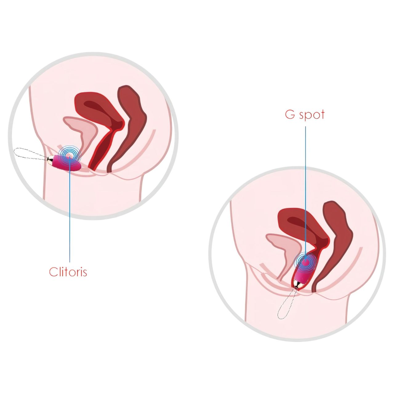 Svakom Elva - akkus, távirányítós vibrációs tojás (piros)