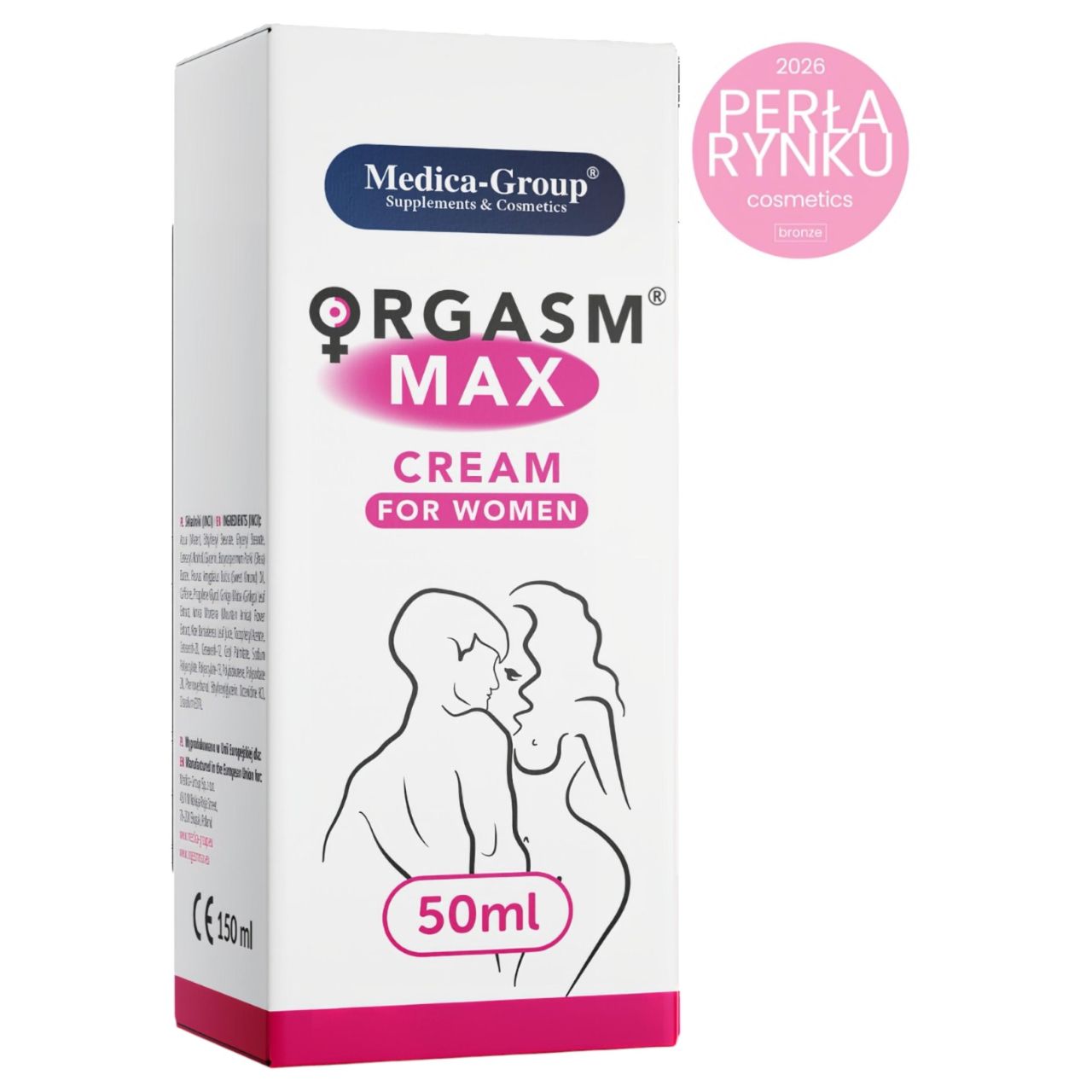 OrgasmMax - női vágyfokozó és orgazmusfokozó krém (50 ml) OrgasmMax - női vágyfokozó és orgazmusfokozó krém (50 ml)