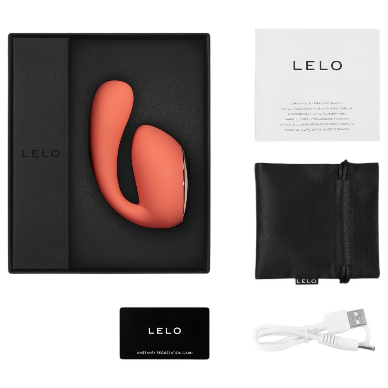 LELO Ida Wave - okos, akkus rezgő-forgó vibrátor (korall) LELO Ida Wave - okos, akkus rezgő-forgó vibrátor (korall)