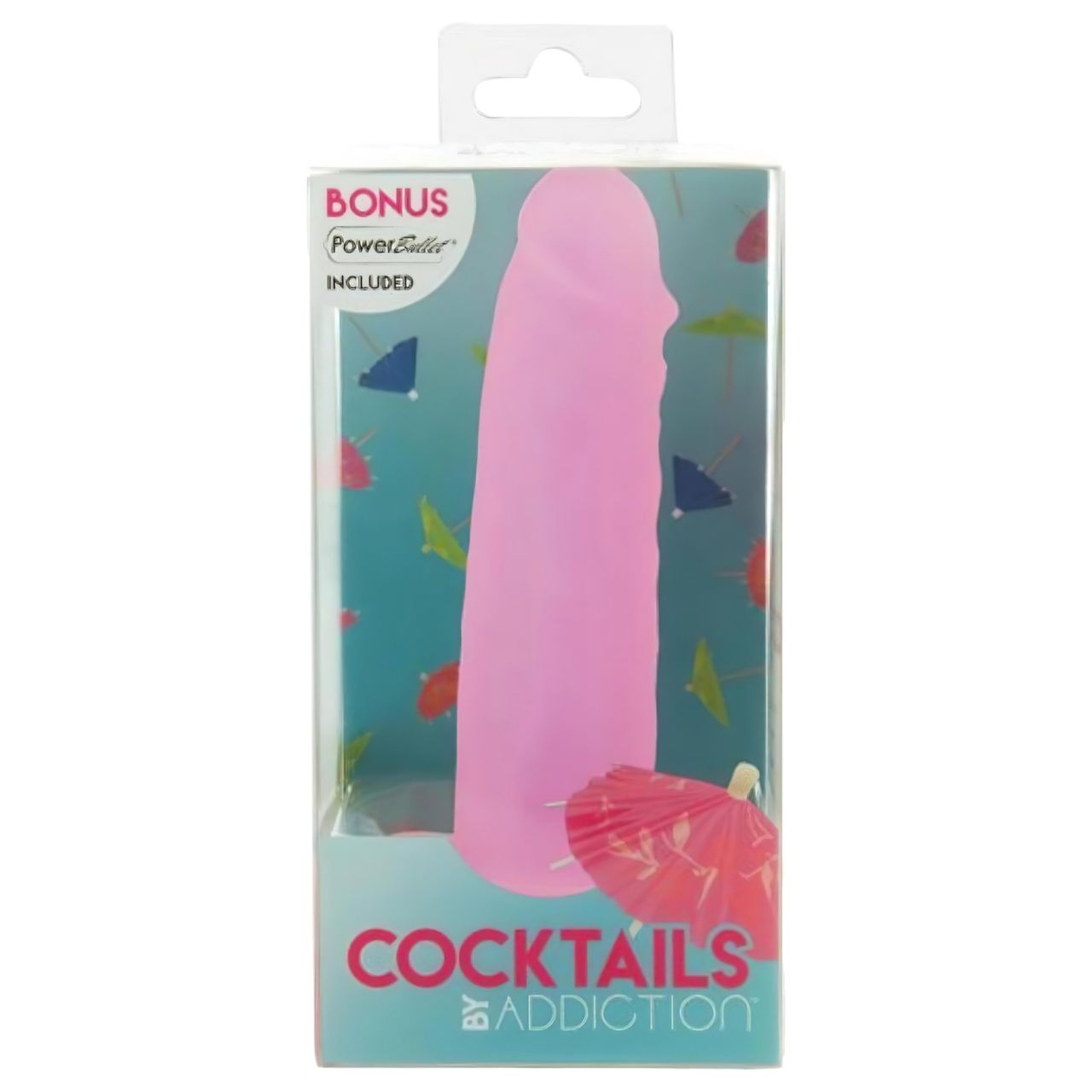 Addiction Coctails - tapadókorongos dildó (pink) Addiction Coctails - tapadókorongos dildó (pink)