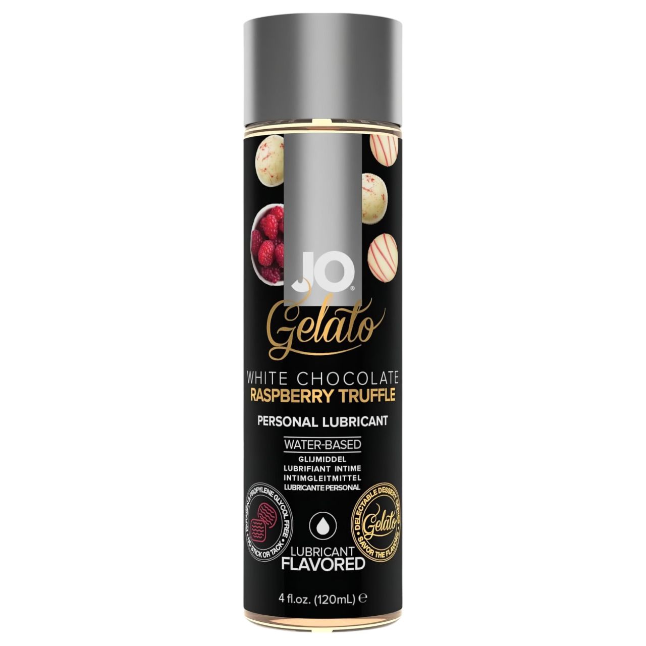System JO fehér csoki-málna-trüffel - ehető síkosító (120ml) System JO fehér csoki-málna-trüffel - ehető síkosító (120ml)