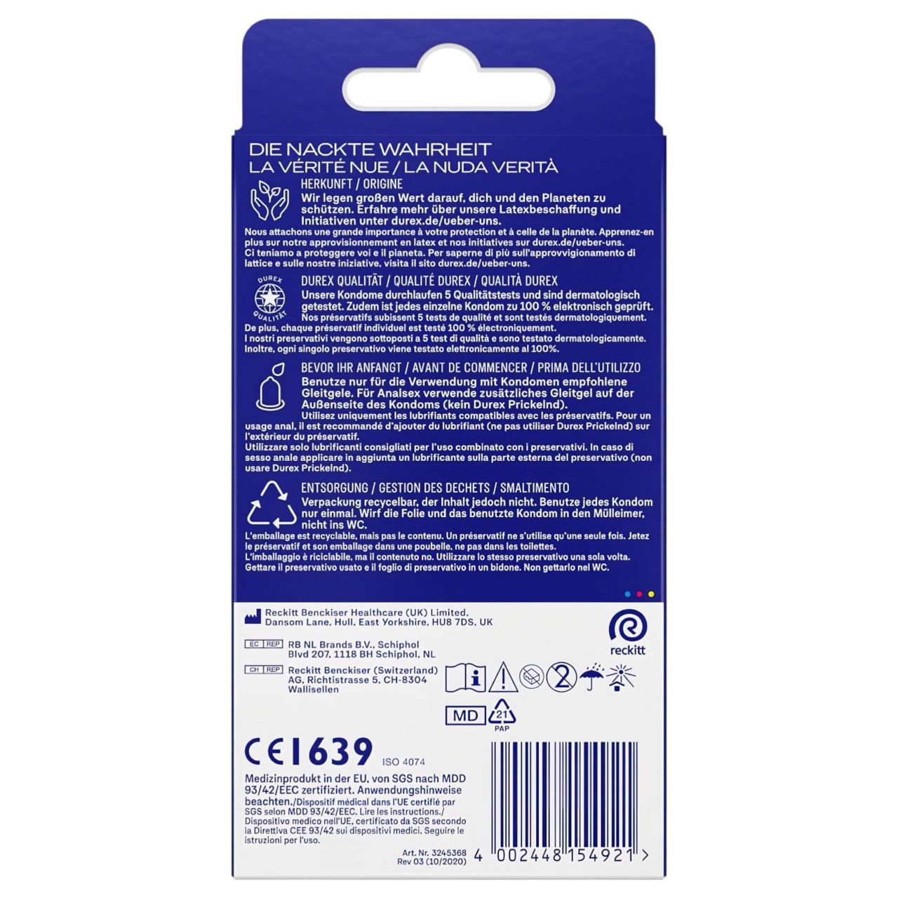 Durex Love - Slimfit óvszer (8db) Durex Love - Slimfit óvszer (8db)