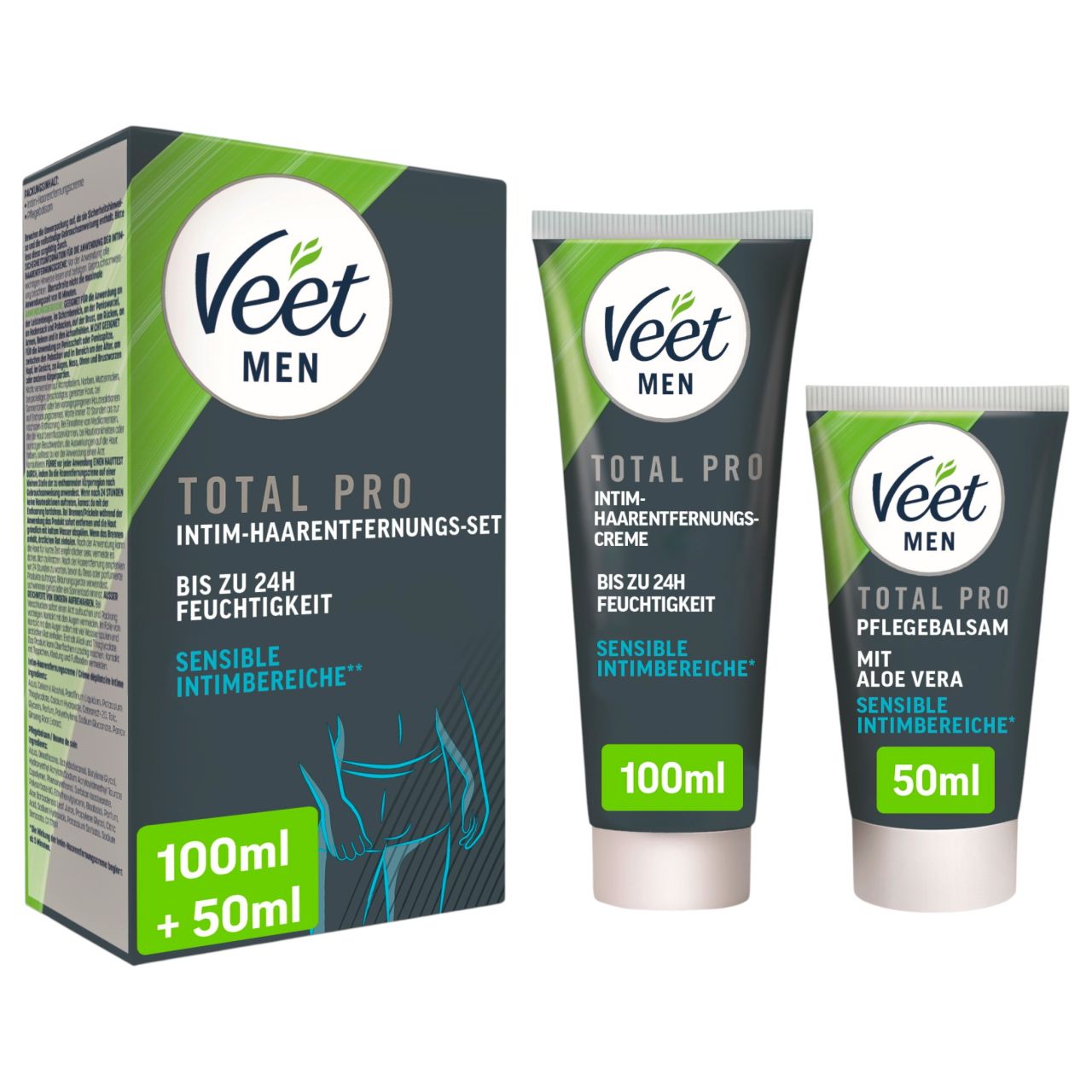 Veet - intim szőrtelenítő krém és balzsam férfiaknak (100+50ml) Veet - intim szőrtelenítő krém és balzsam férfiaknak (100+50ml)